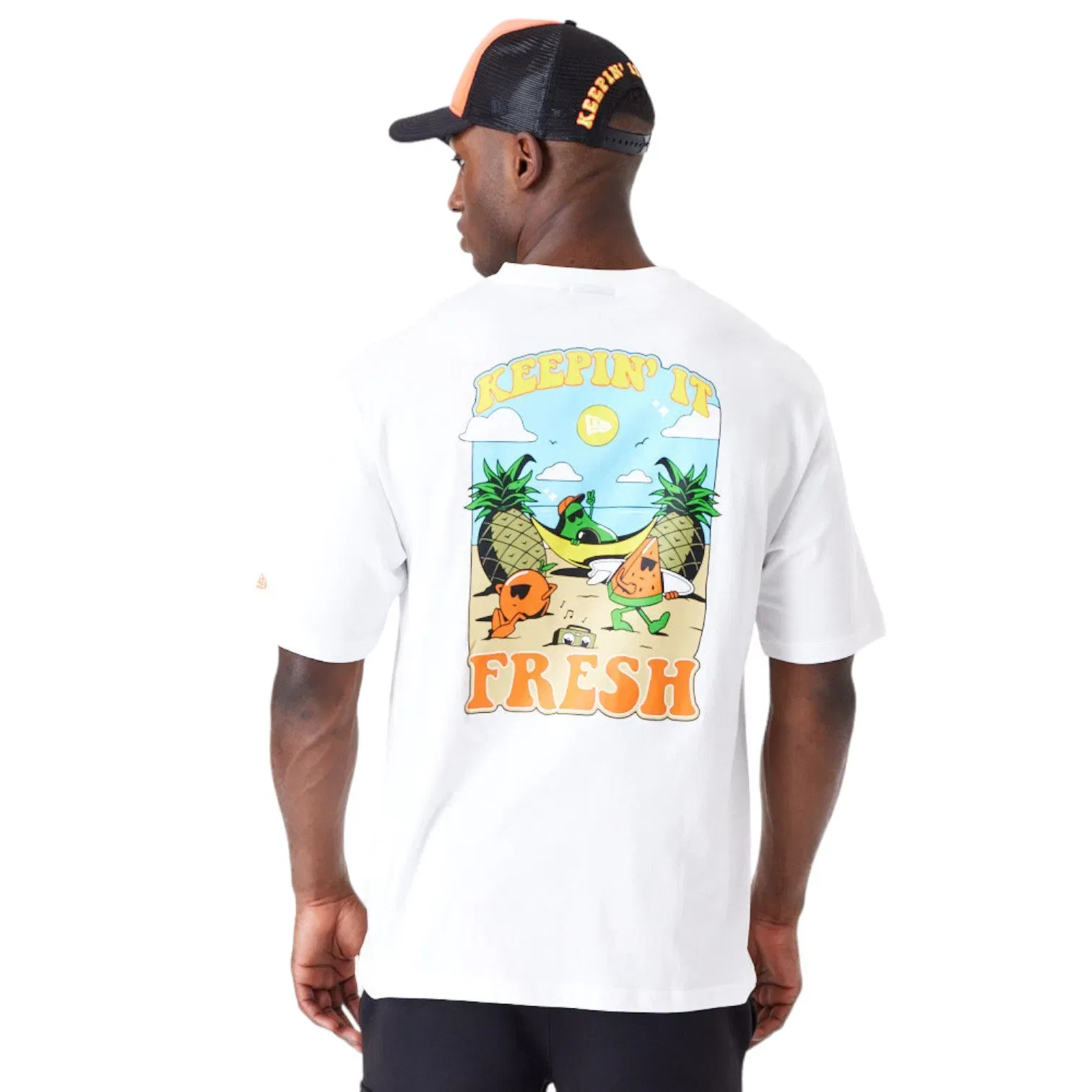 New Era T-Shirt Oversize New Era Fruit Graphic