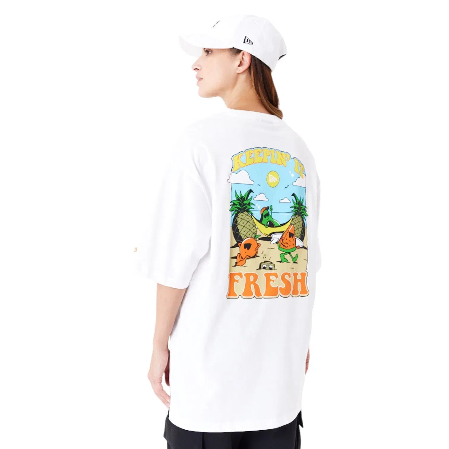 New Era T-Shirt Oversize New Era Fruit Graphic