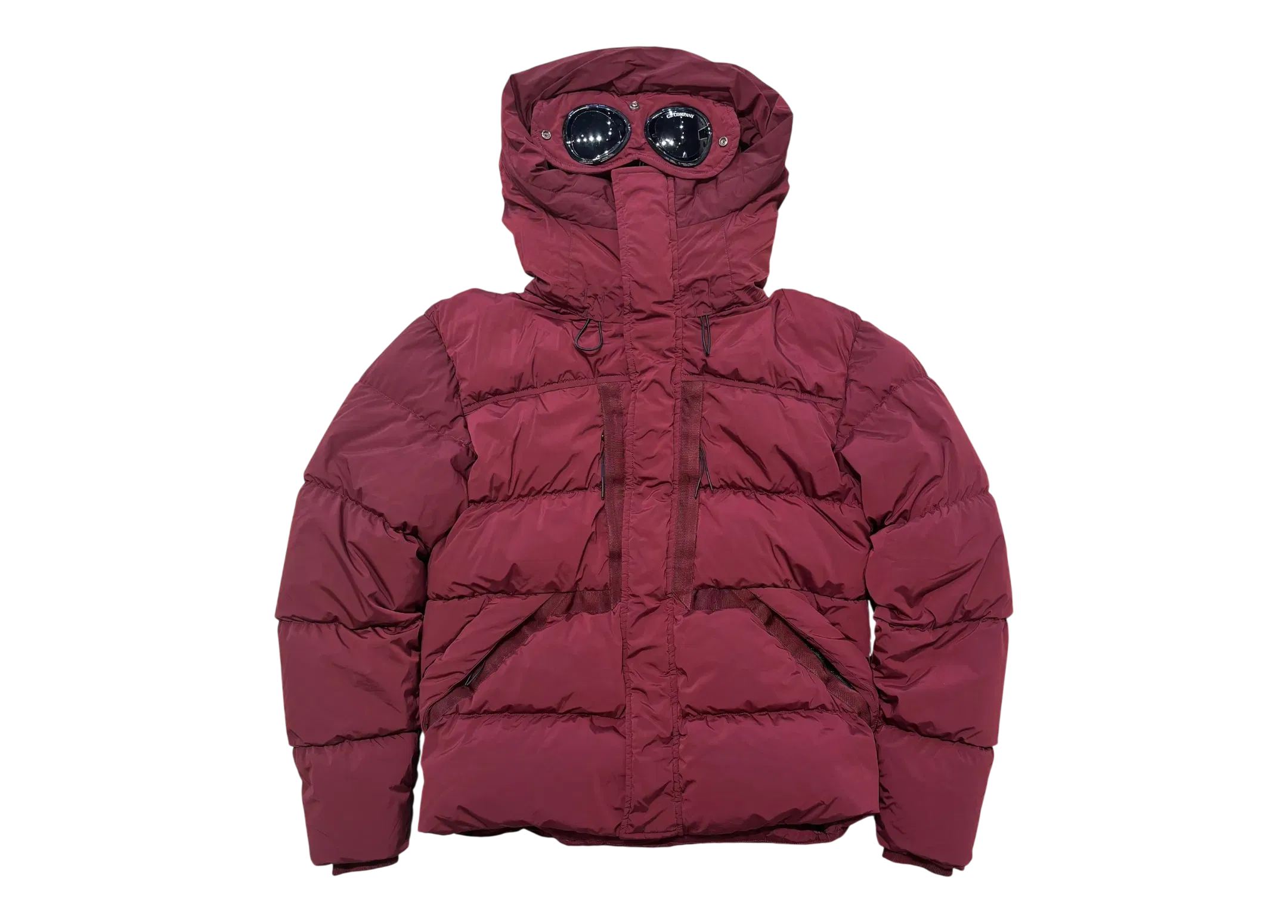 C.P. Company Puffer Goggle Jacket Red COND NEW