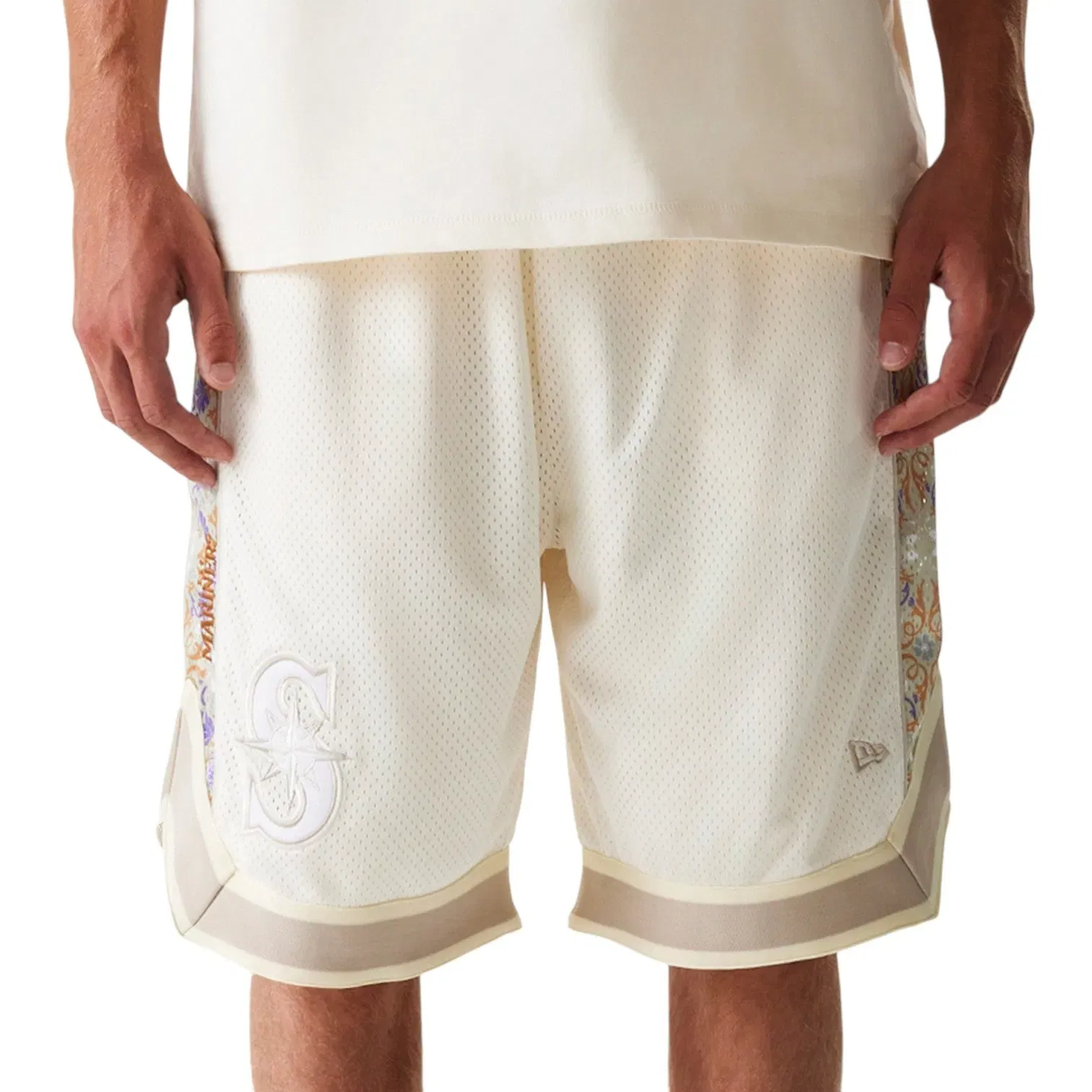 New Era Shorts Seattle Mariners Cream Infill