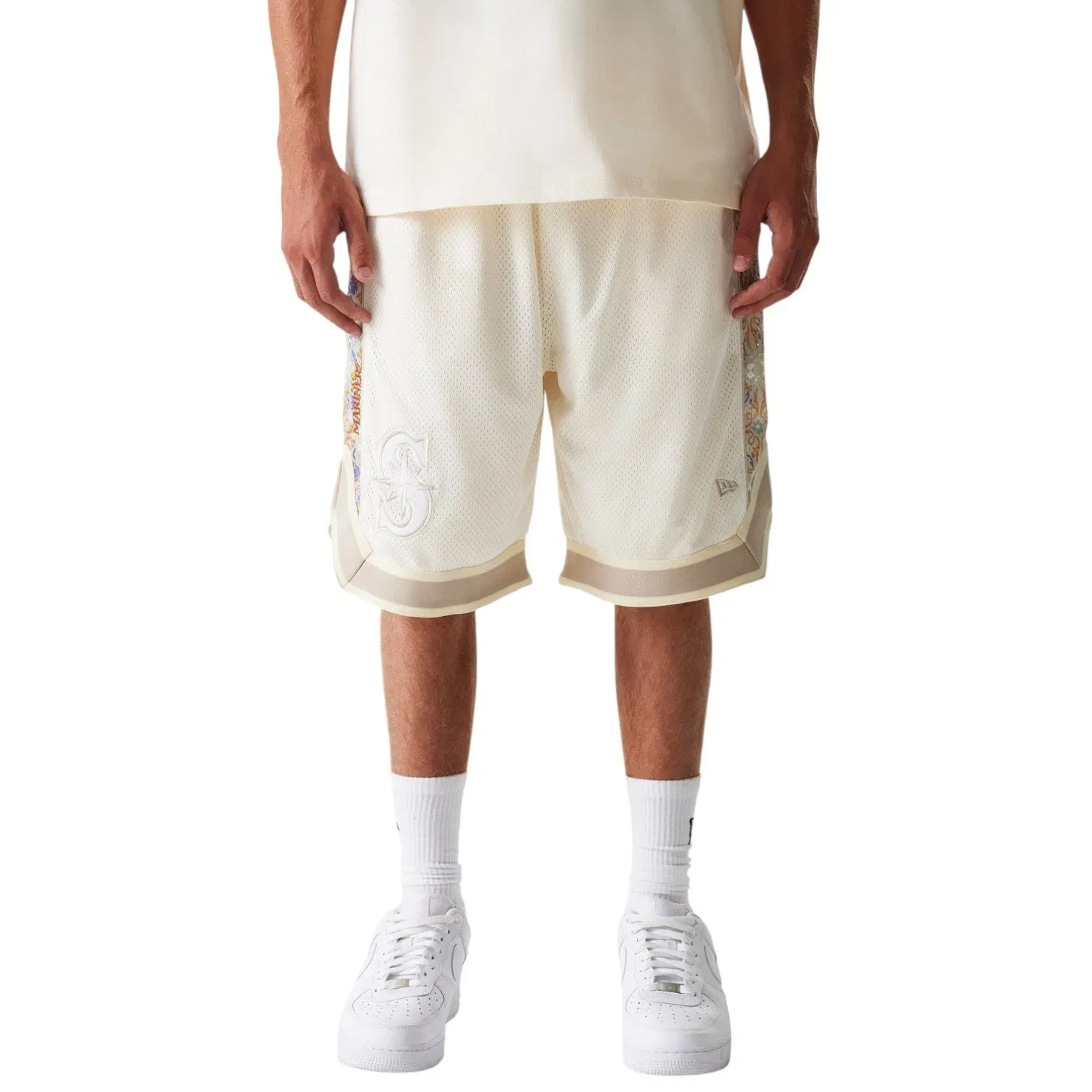 New Era Shorts Seattle Mariners Cream Infill