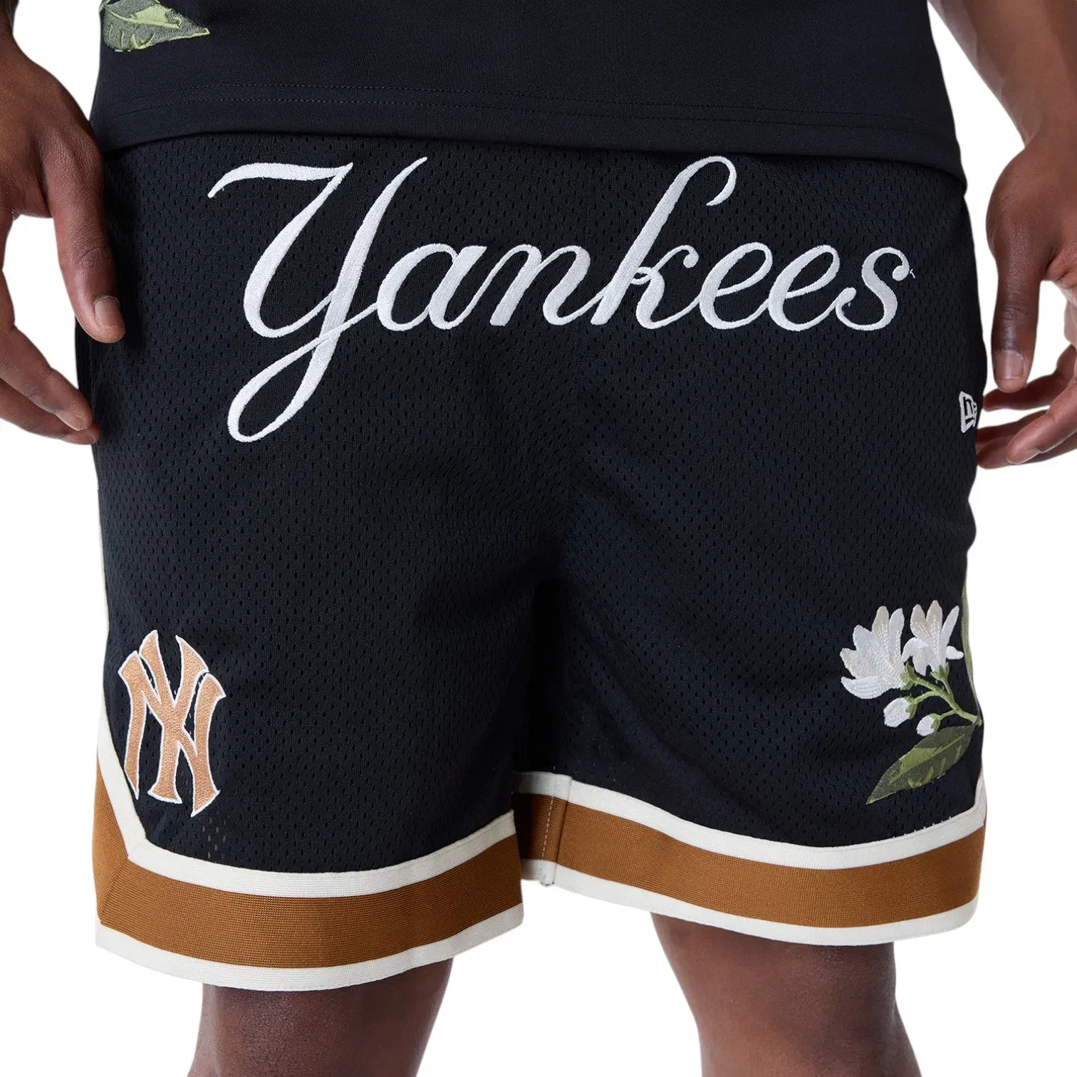 New Era Shorts New York Yankees Black Floral
