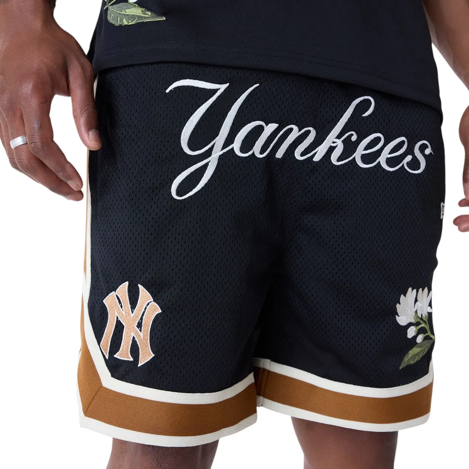New Era Shorts New York Yankees Black Floral