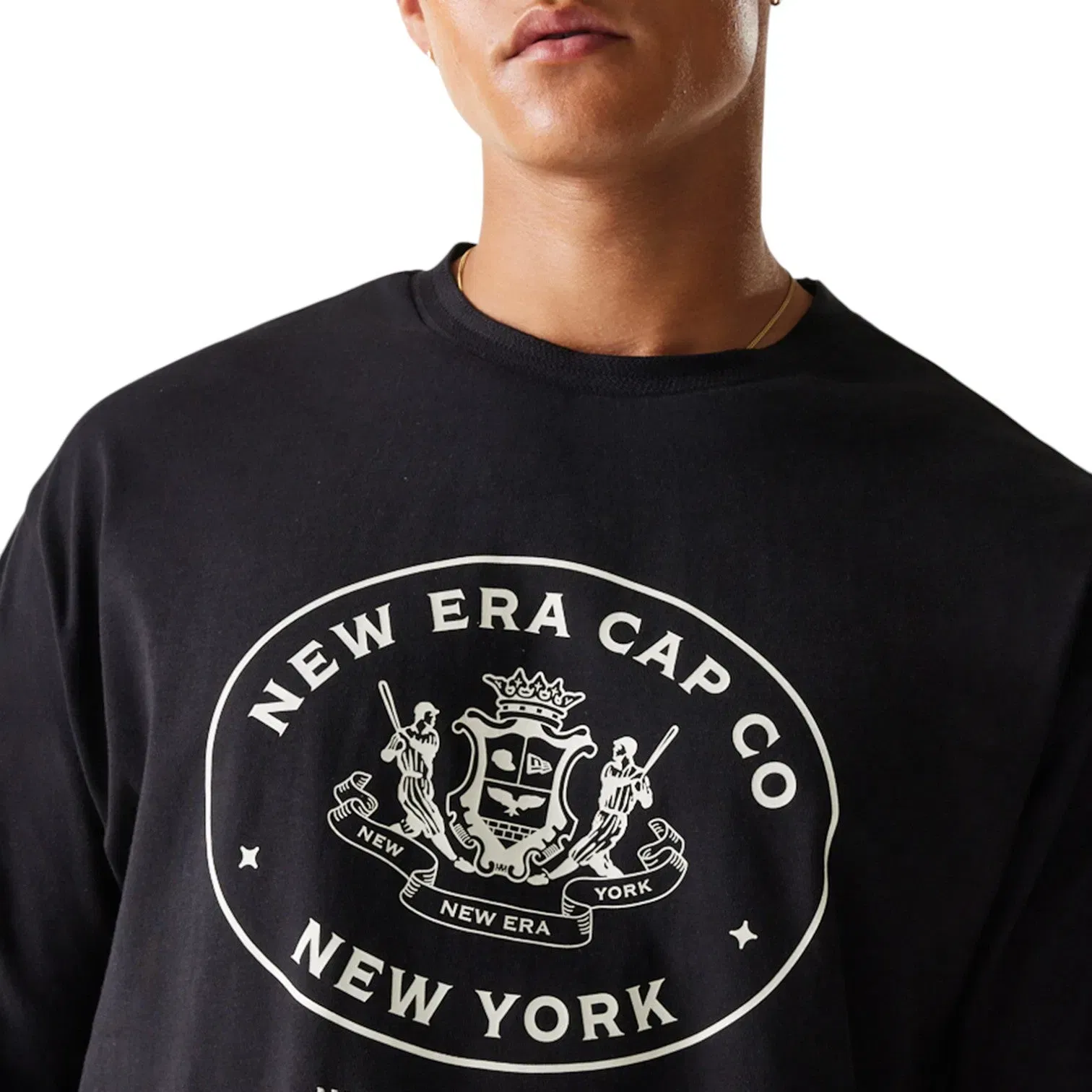 New Era T-shirt New York Black Heritage