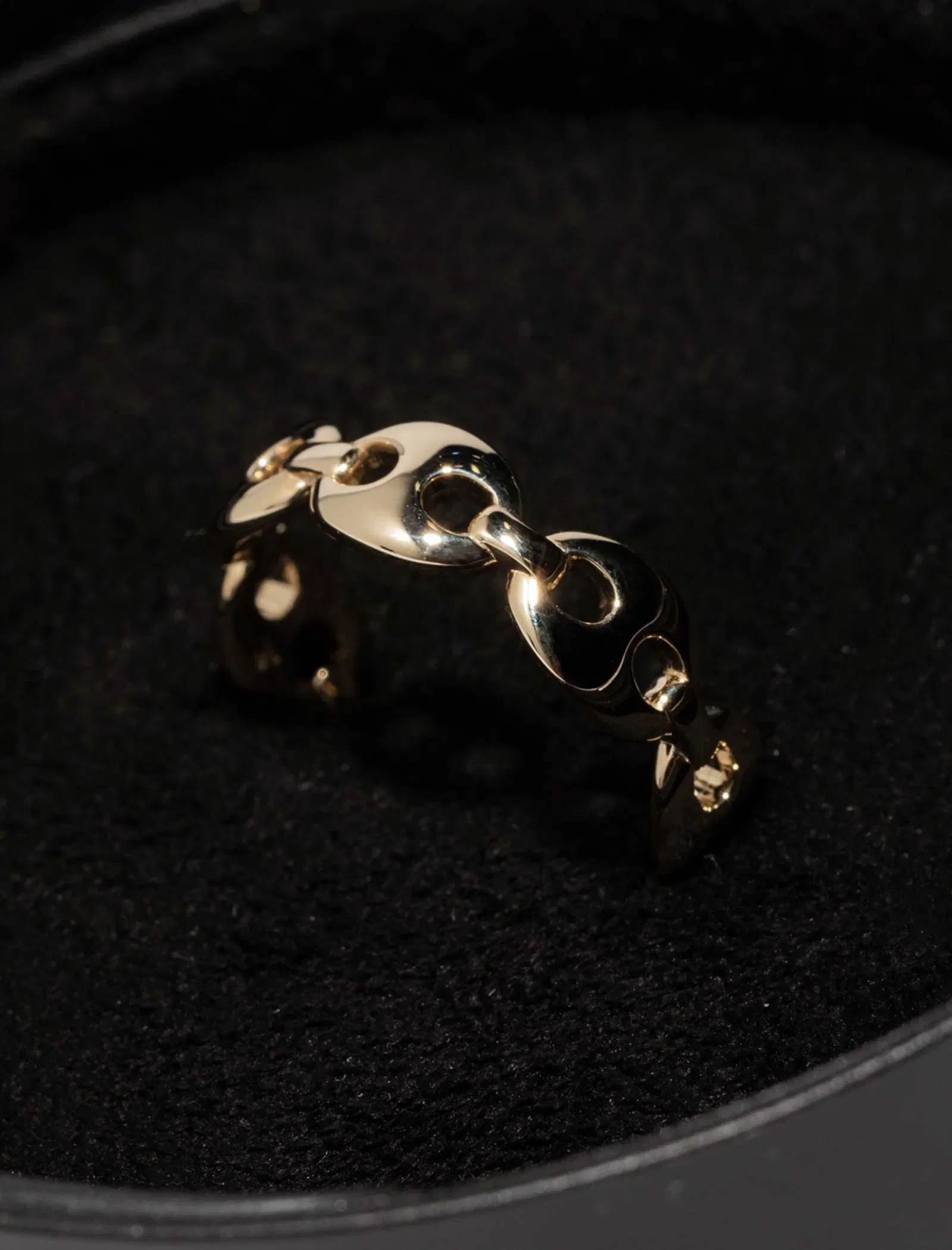 Tom Wood GOLD BEAN RING