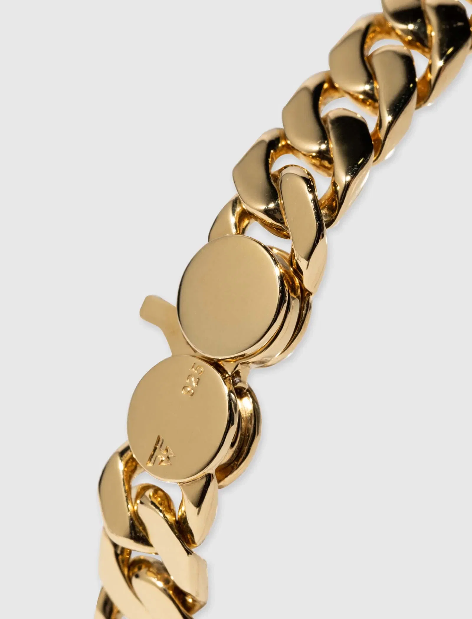 Tom Wood GOLD CURB 7 BRACELET