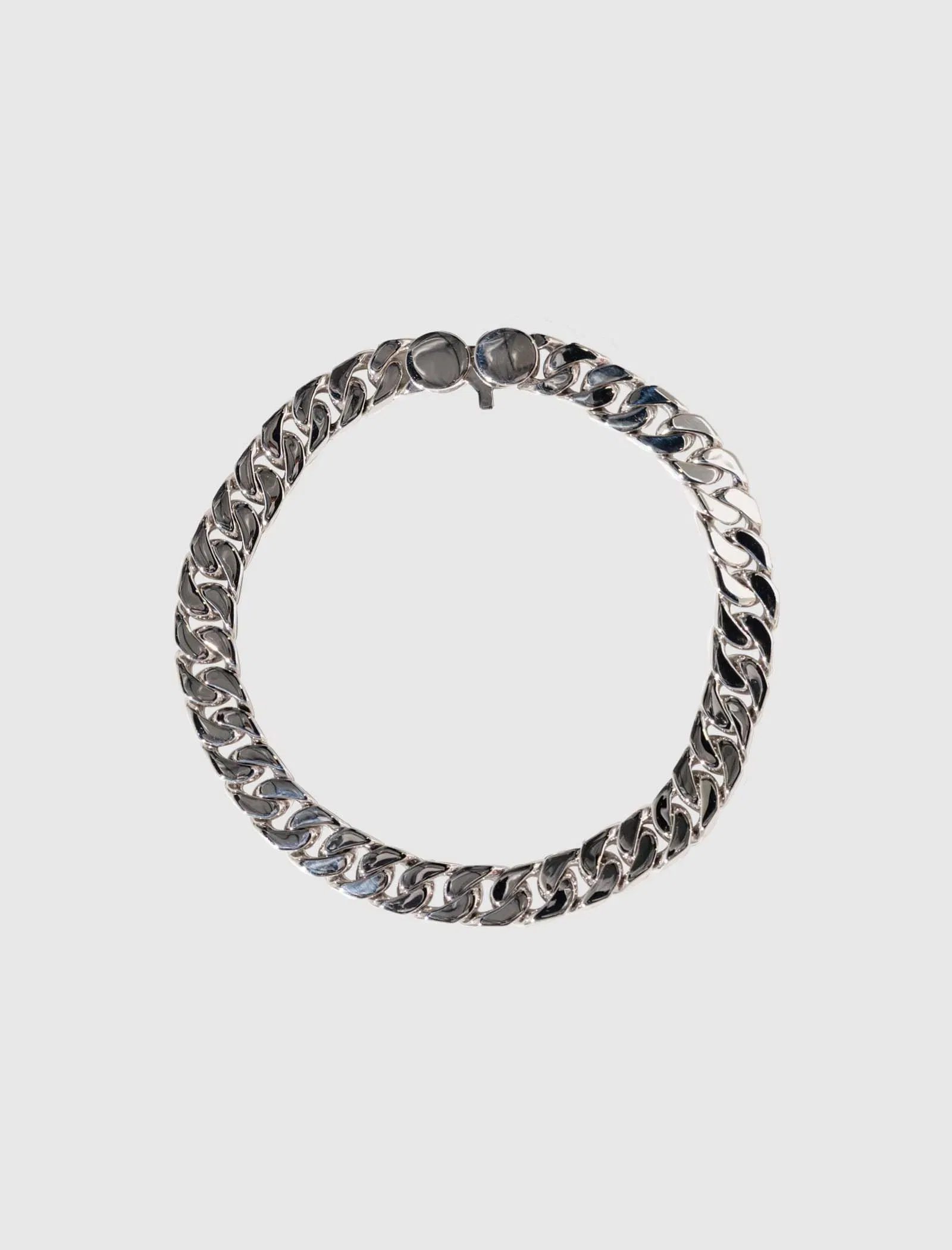 Tom Wood SILVER CURB 7 BRACELET