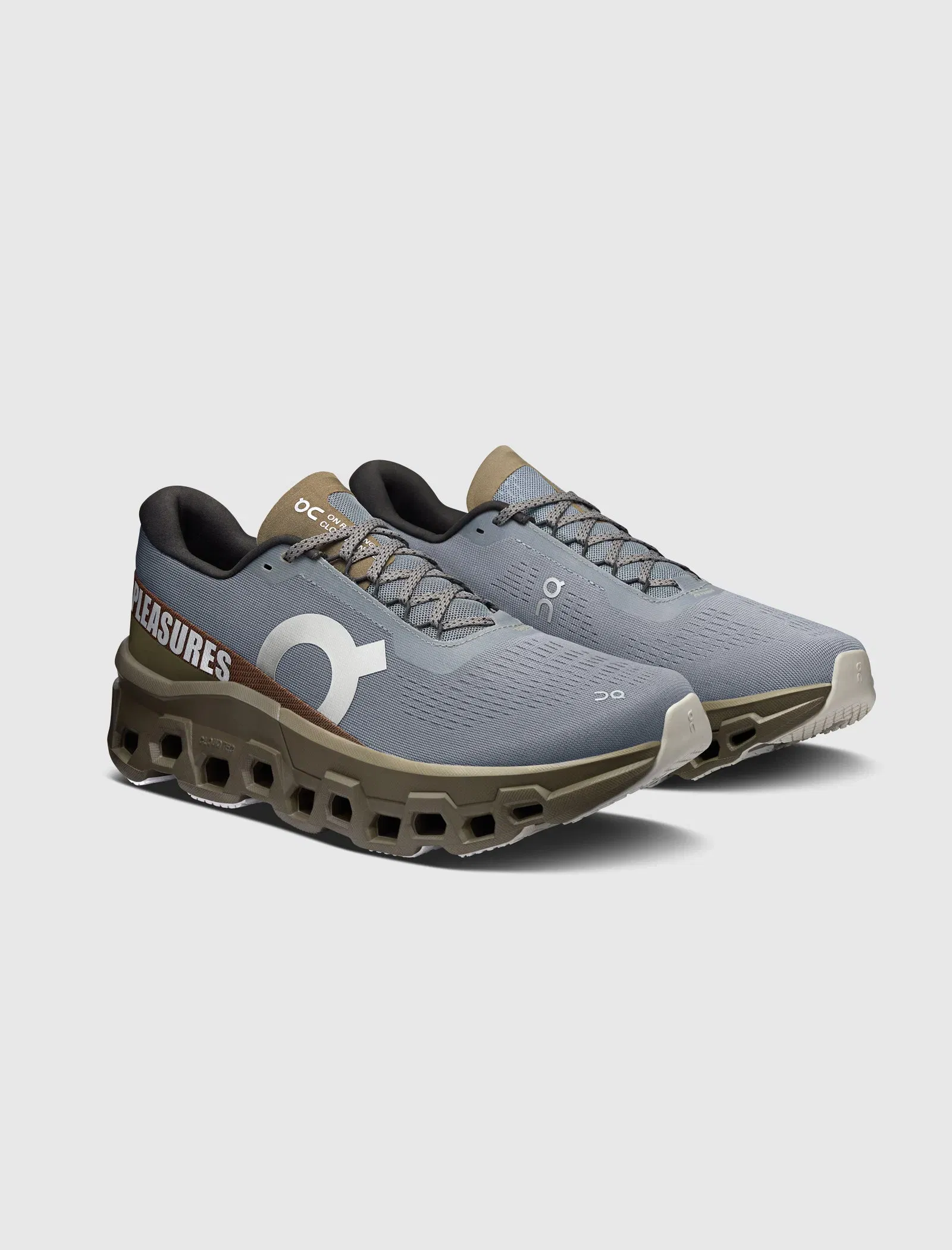 On Running LOOP X PLEASURES X CLOUDMONSTER 2 "MIST/OLIVE"