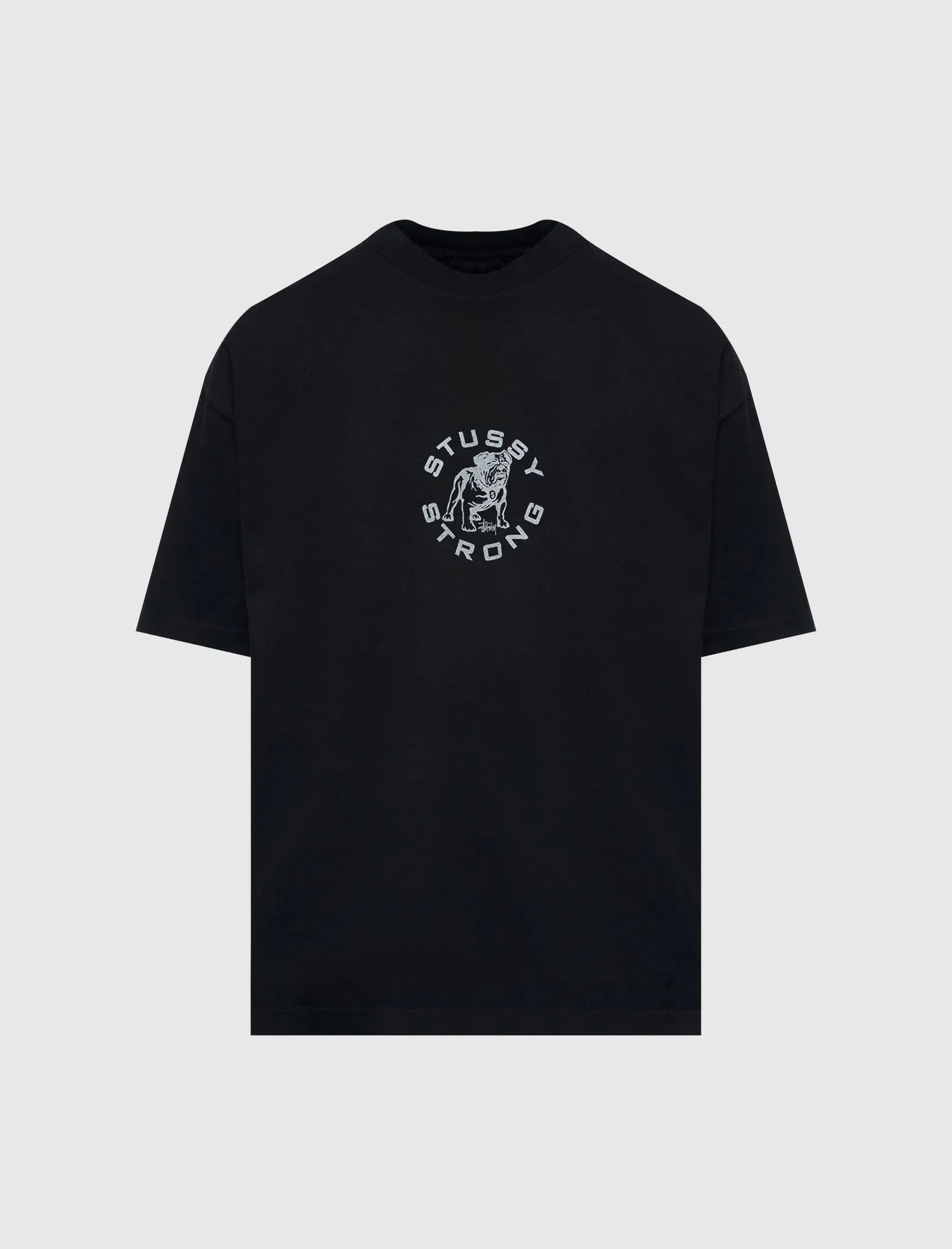 Stussy BLACK "STRONG MAC" DOG TEE