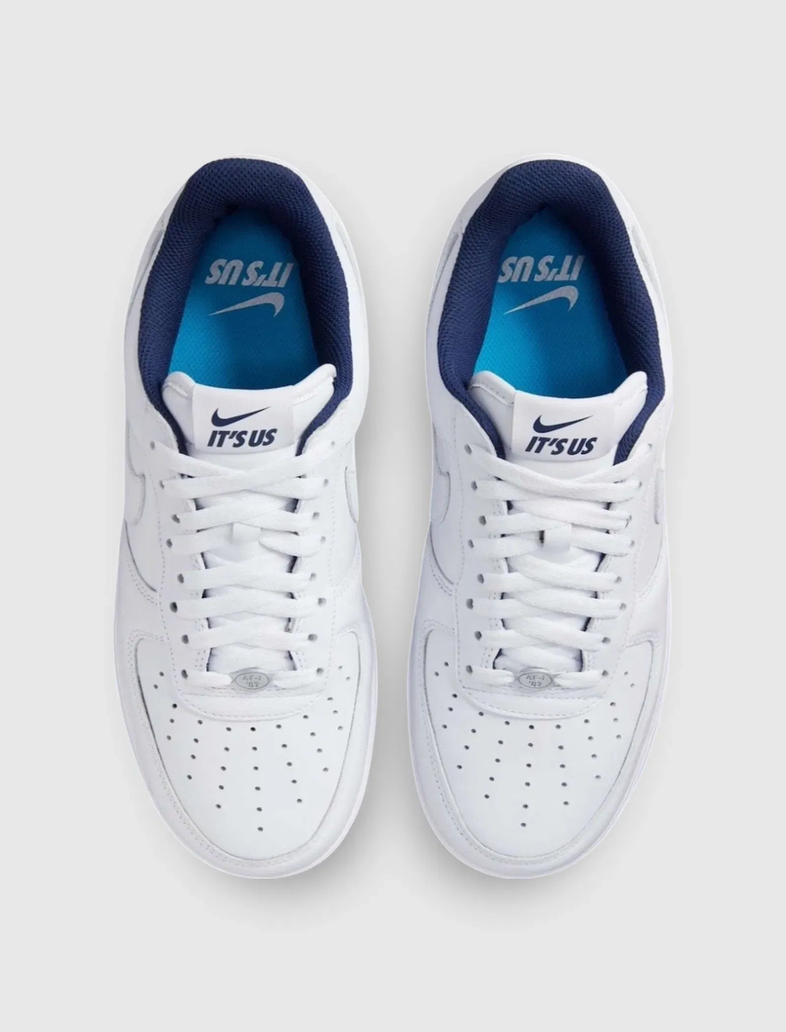 Nike LIL YACHTY X AIR FORCE 1 CONCRETE BOYS "WHITE/MIDNIGHT NAVY"
