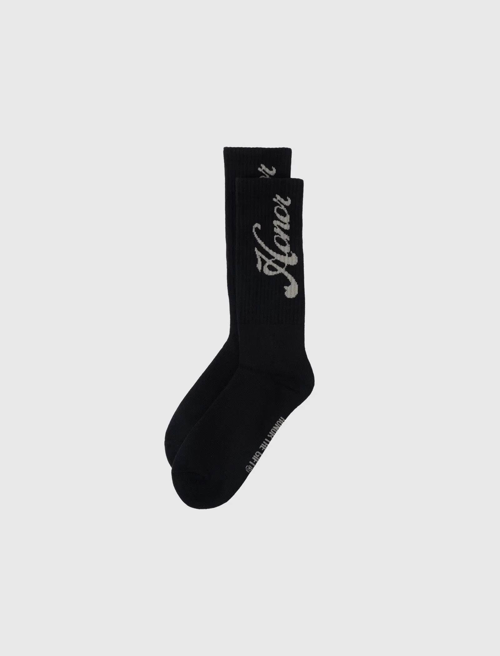 Honor The Gift SCRIPT RIBBED SOCK