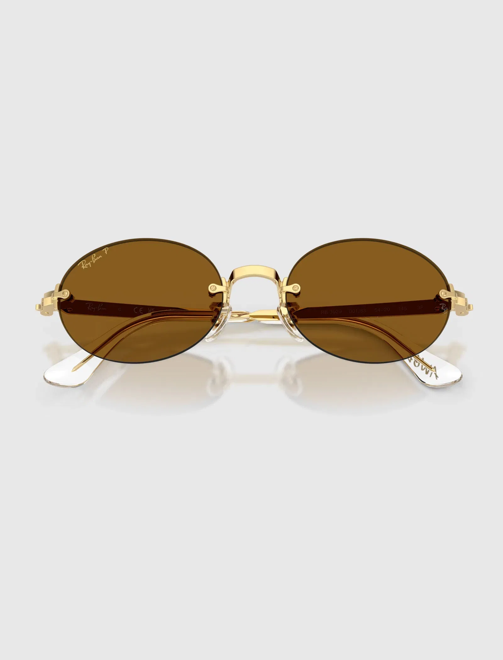 Ray-Ban A$AP ROCKY X RAY-BAN RIMLESS SUNGLASSES (DARK BROWN LENS)