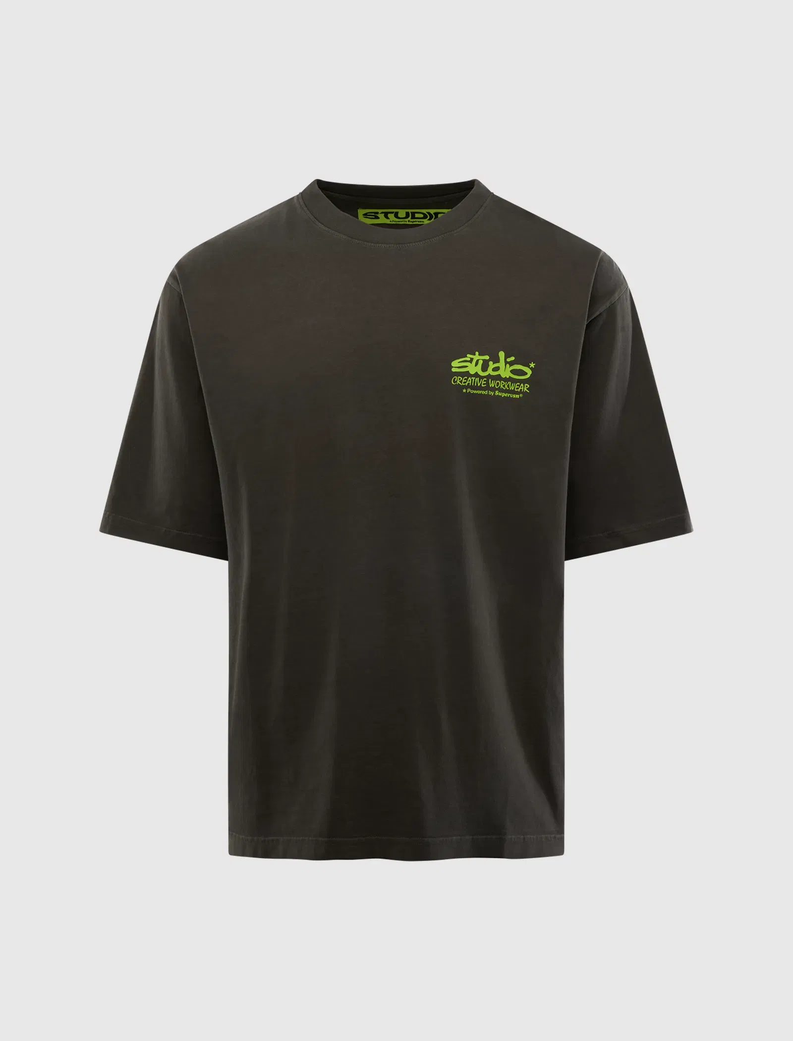 SUPERVSN STUDIO LABEL LOGO TEE