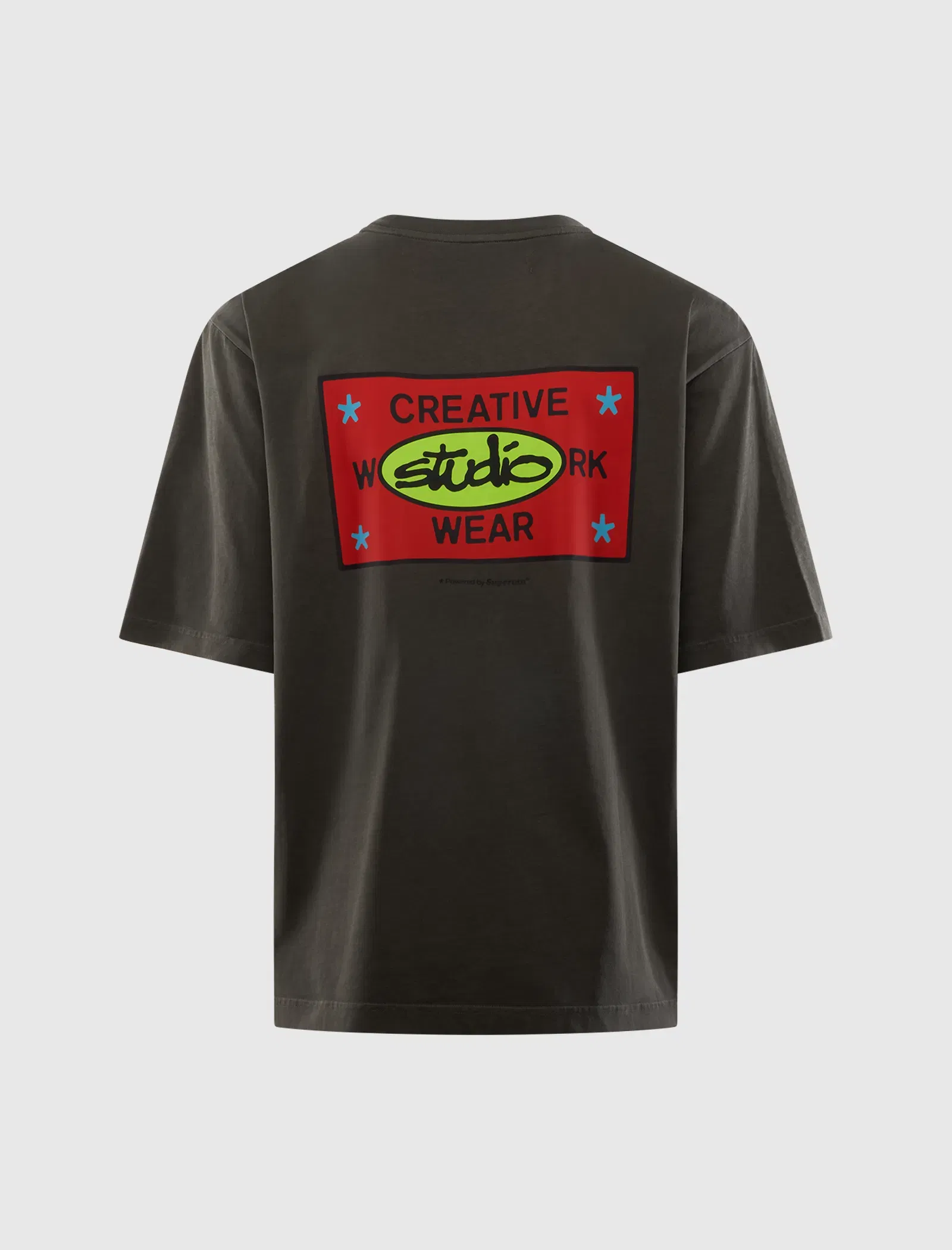 SUPERVSN STUDIO LABEL LOGO TEE