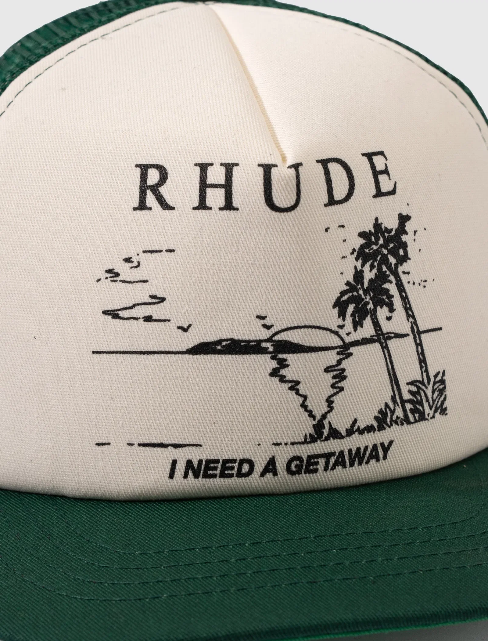 RHUDE GETAWAY TRUCKER HAT