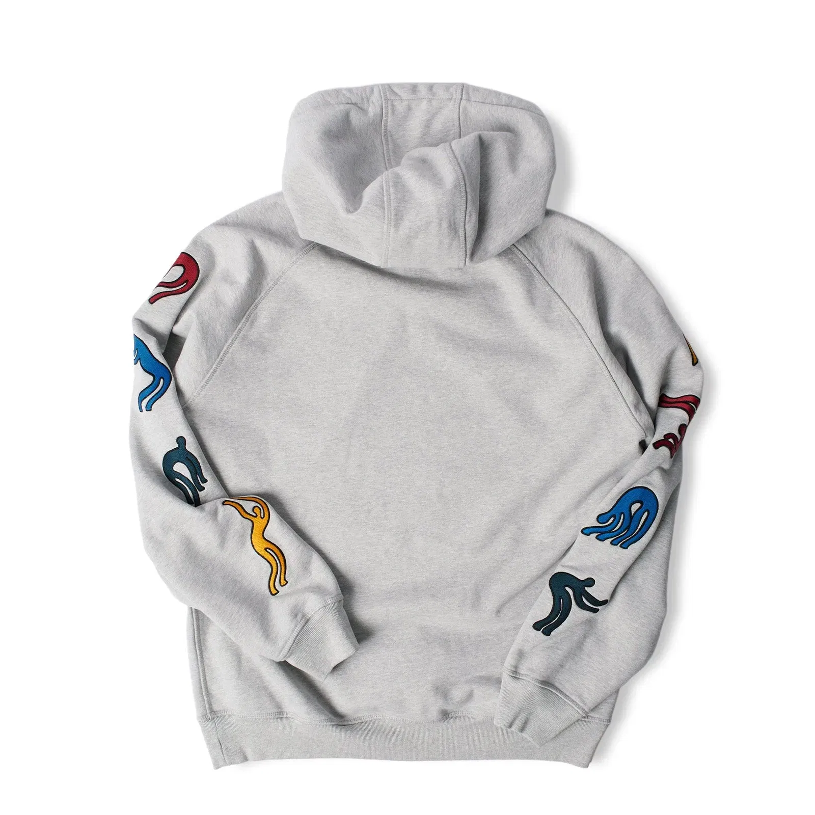 Parra La Chambre Nuit Hoodie 'Heather Grey'