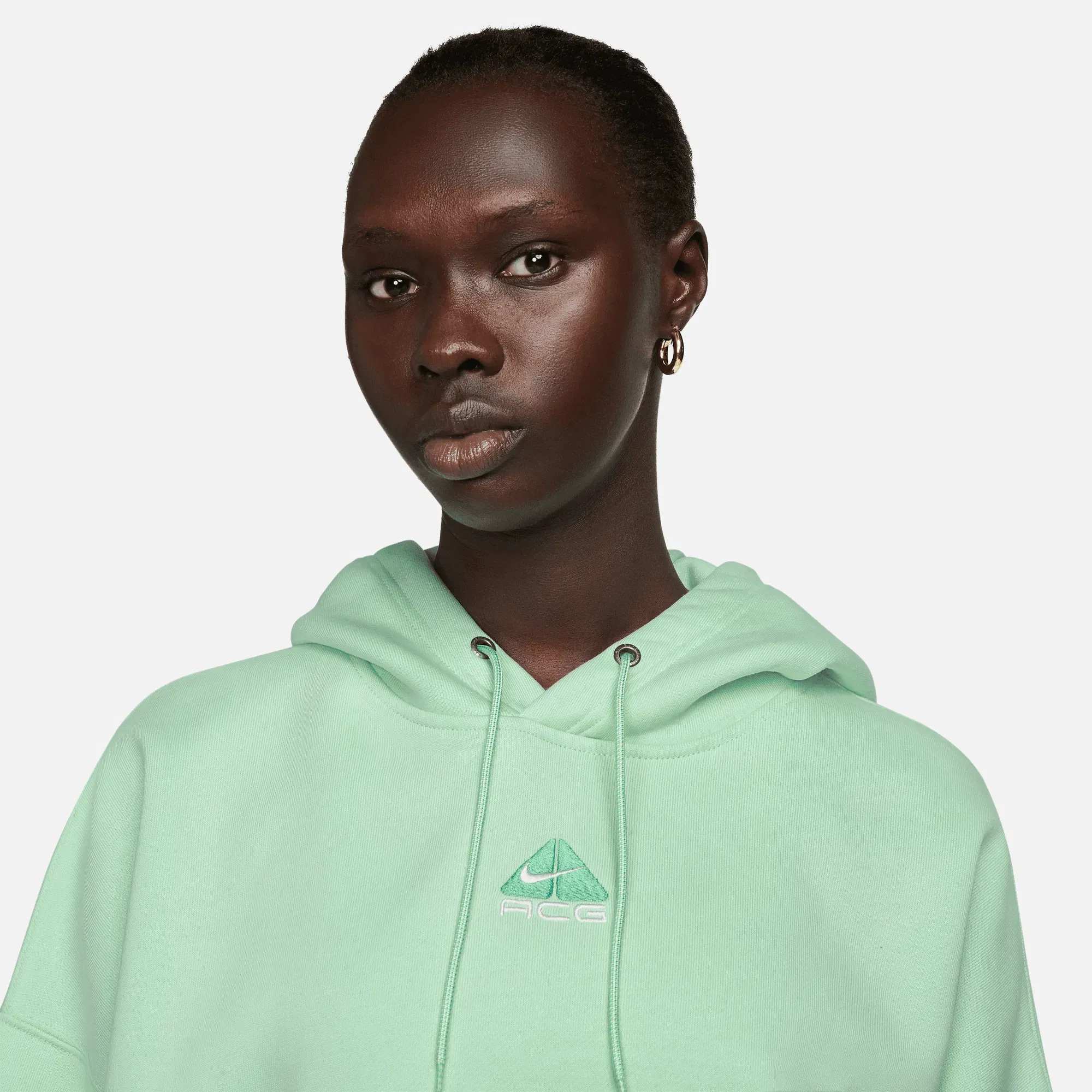 Nike Womens Nike ACG Therma-Fit Fleece Hoodie 'Mint Foam'