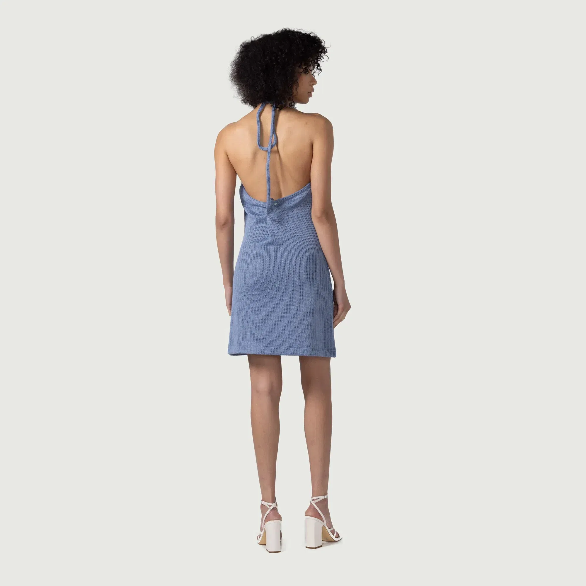 Honor The Gift Women's Honor The Gift 70S Halter Dress 'Blue'
