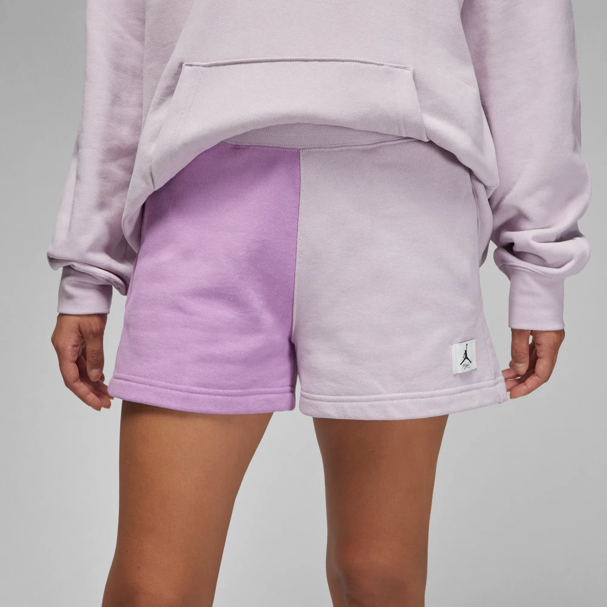 Air Jordan Womens Jordan Flight Fleece Shorts 'Violet Shock'