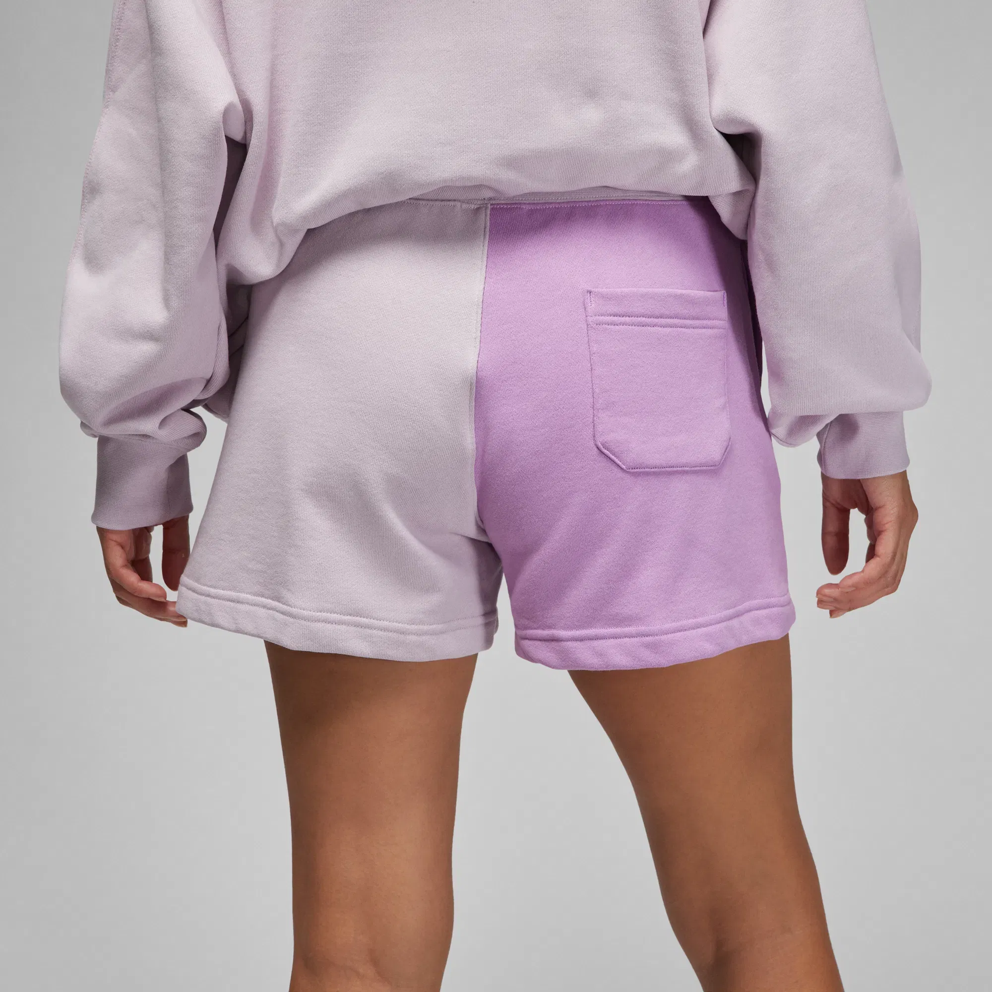 Air Jordan Womens Jordan Flight Fleece Shorts 'Violet Shock'