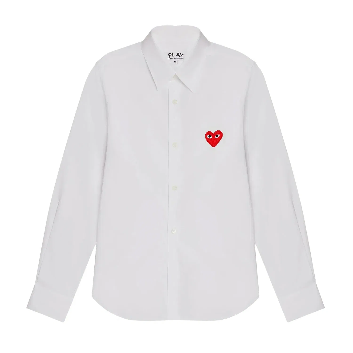 Comme Des Garcons Womens Commes Des Garcons Play Blouse Button Up 'White'