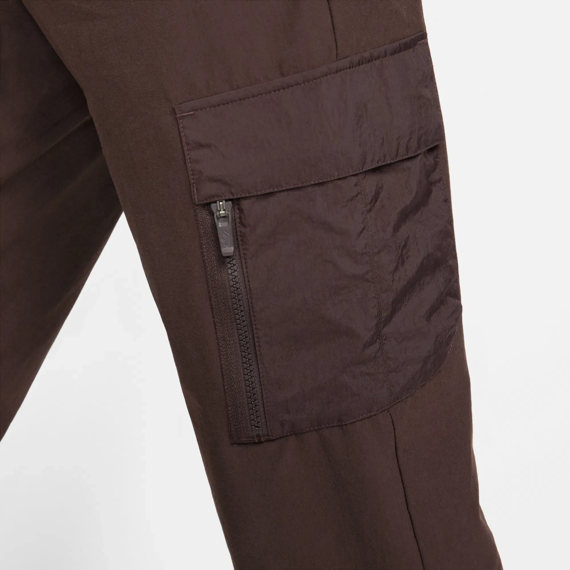 Nike Womens Nike Woven Cropped Cargo Jogger Pants 'Brown'