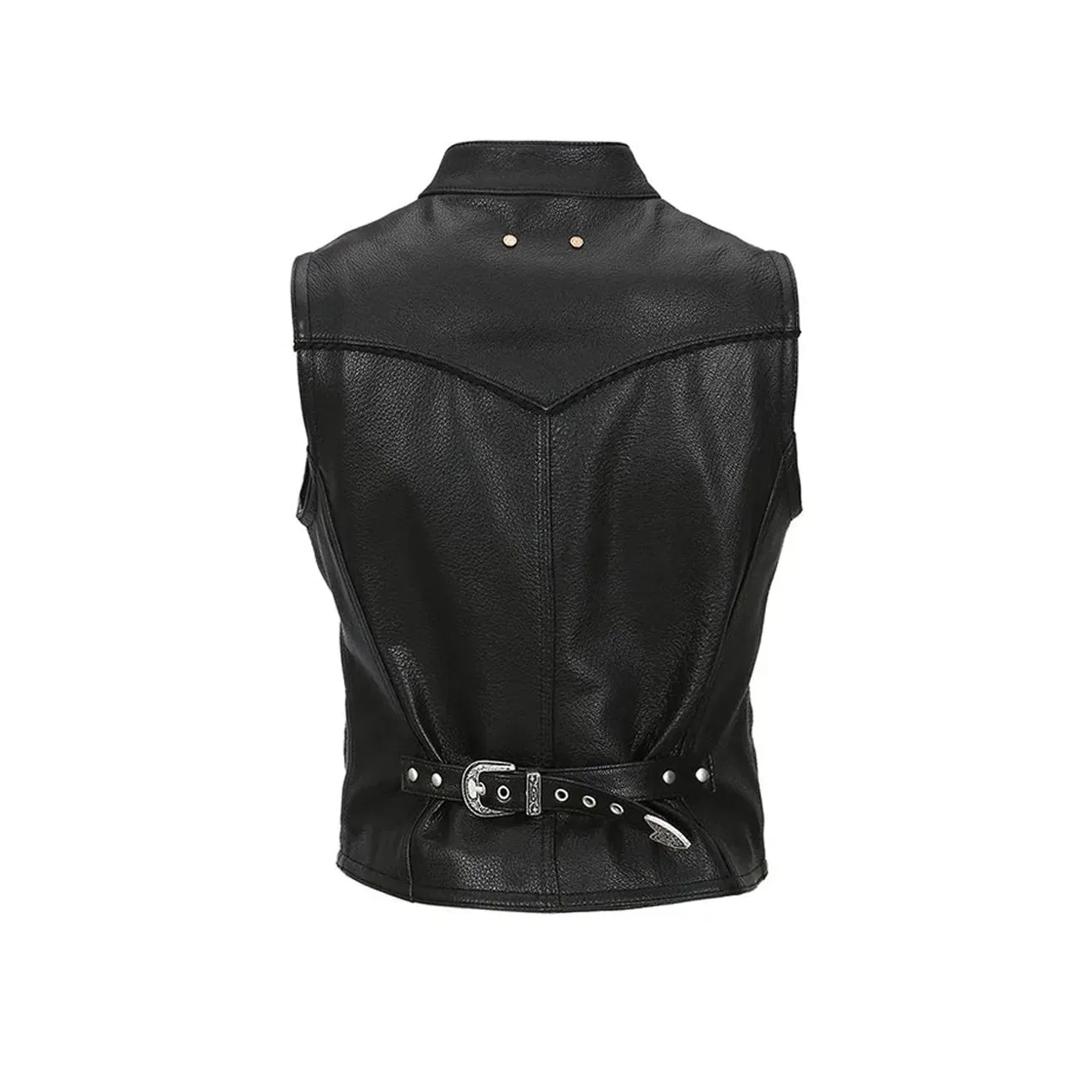 Andersson Bell Womens Andersson Bell Liv Goat Leather Vest 'Black'