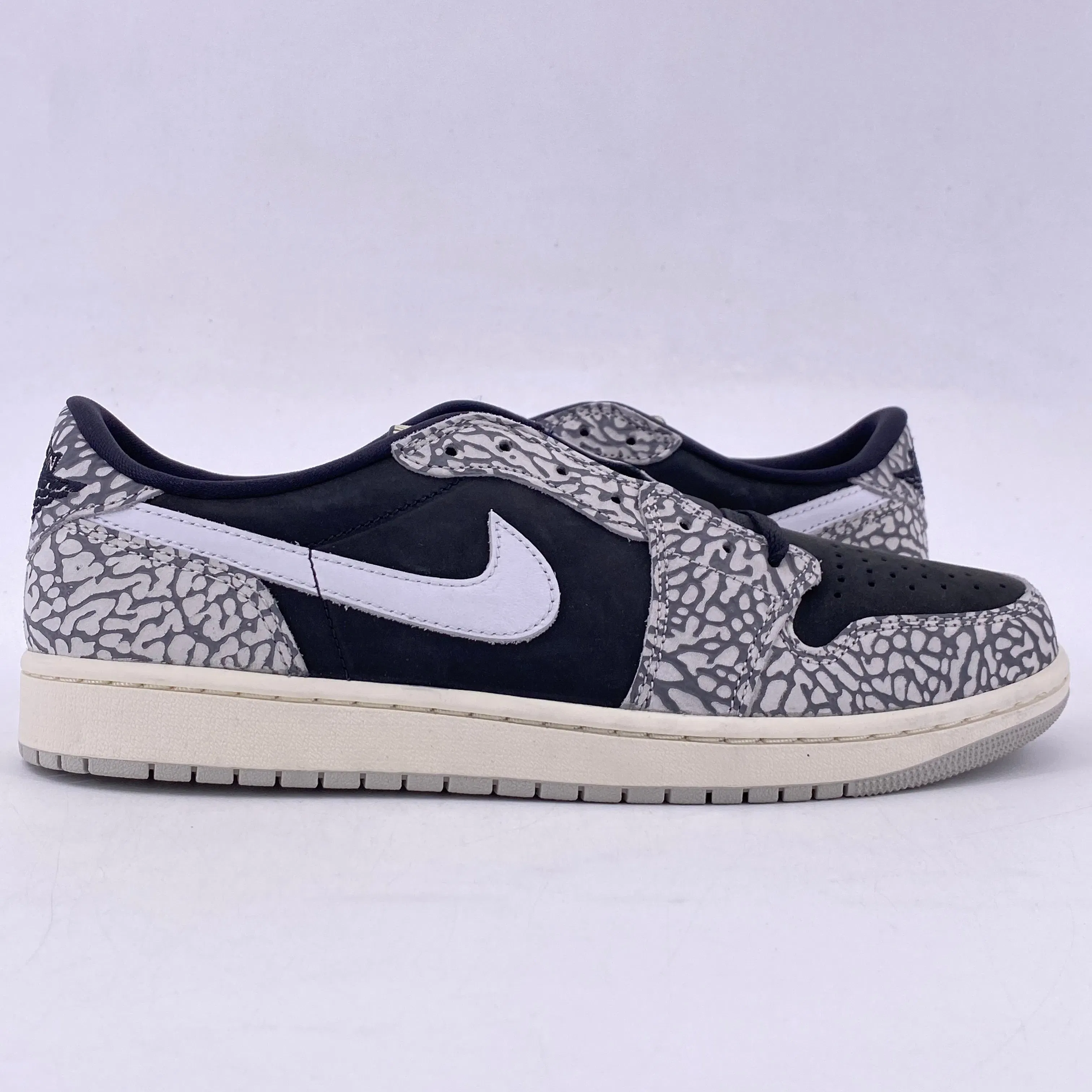Air Jordan 1 Retro Low "Black Cement" 2023 New Size 10.5