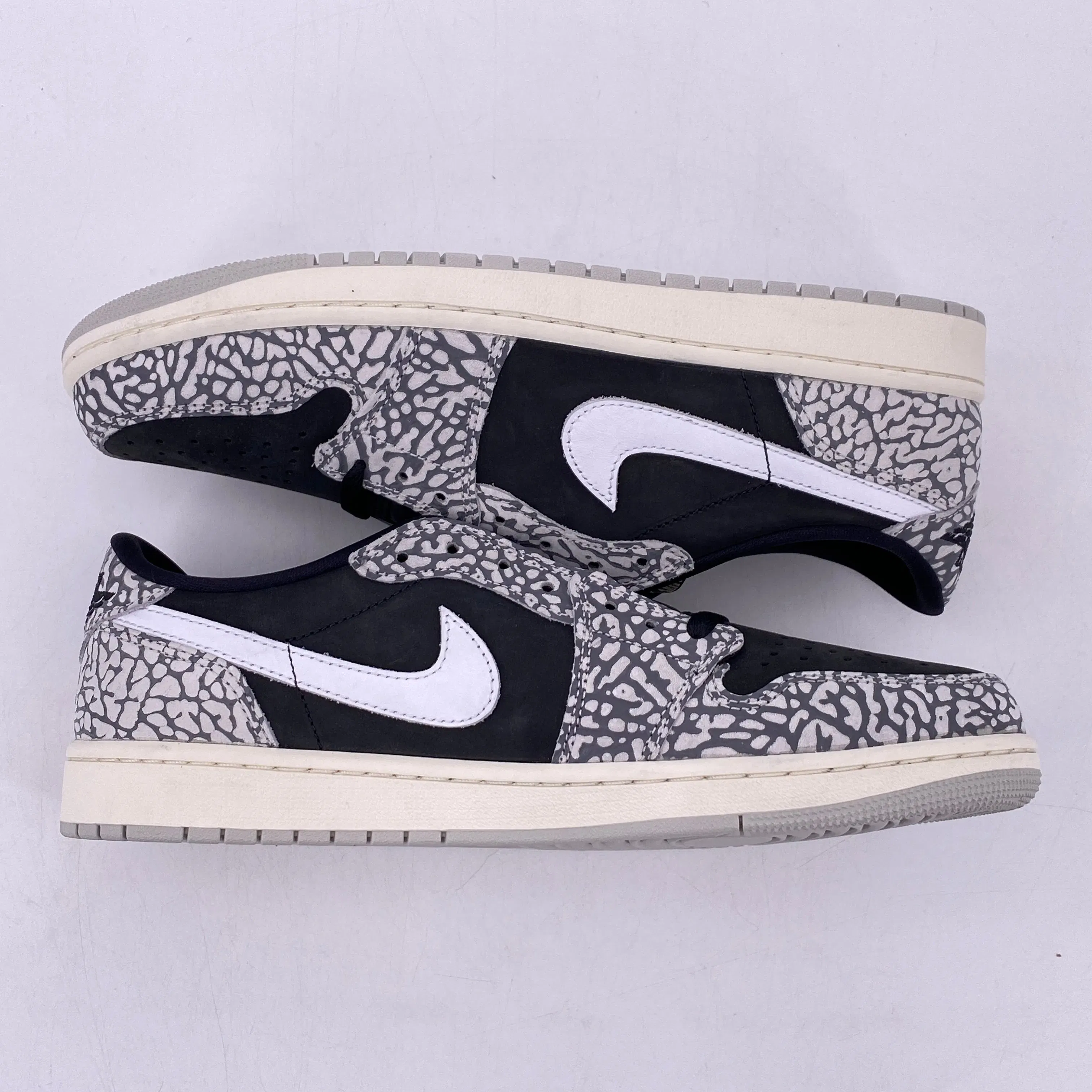Air Jordan 1 Retro Low "Black Cement" 2023 New Size 10.5