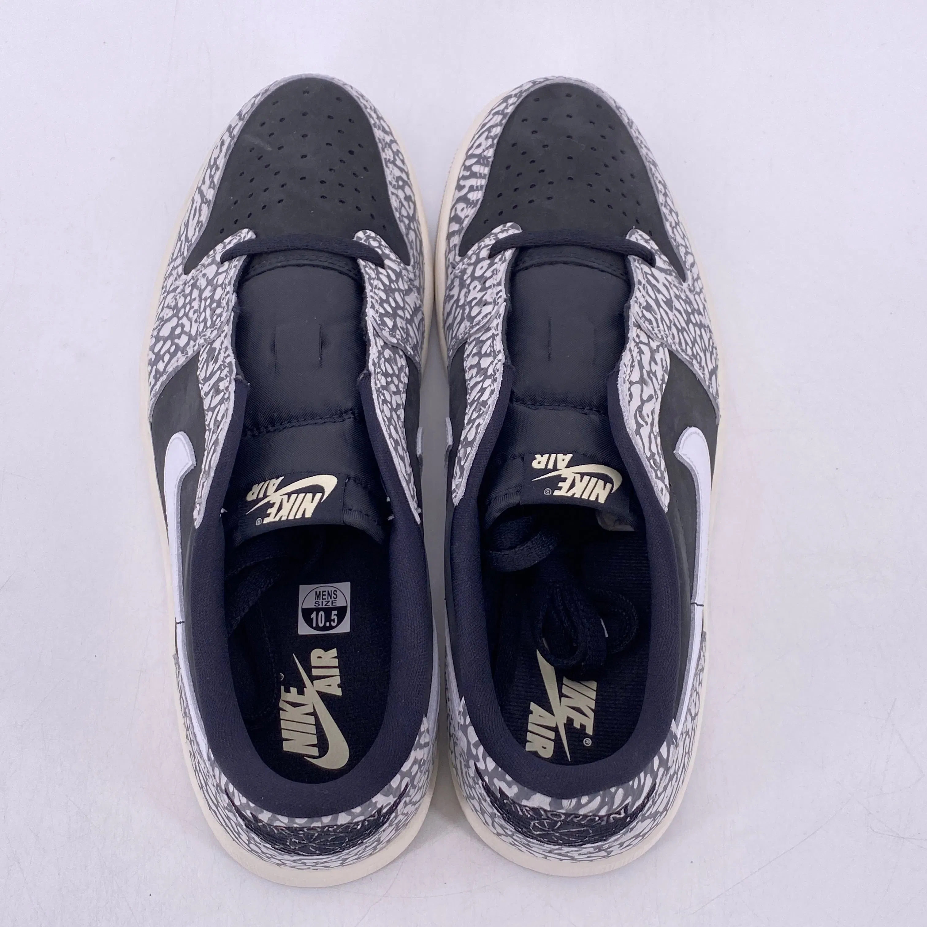 Air Jordan 1 Retro Low "Black Cement" 2023 New Size 10.5