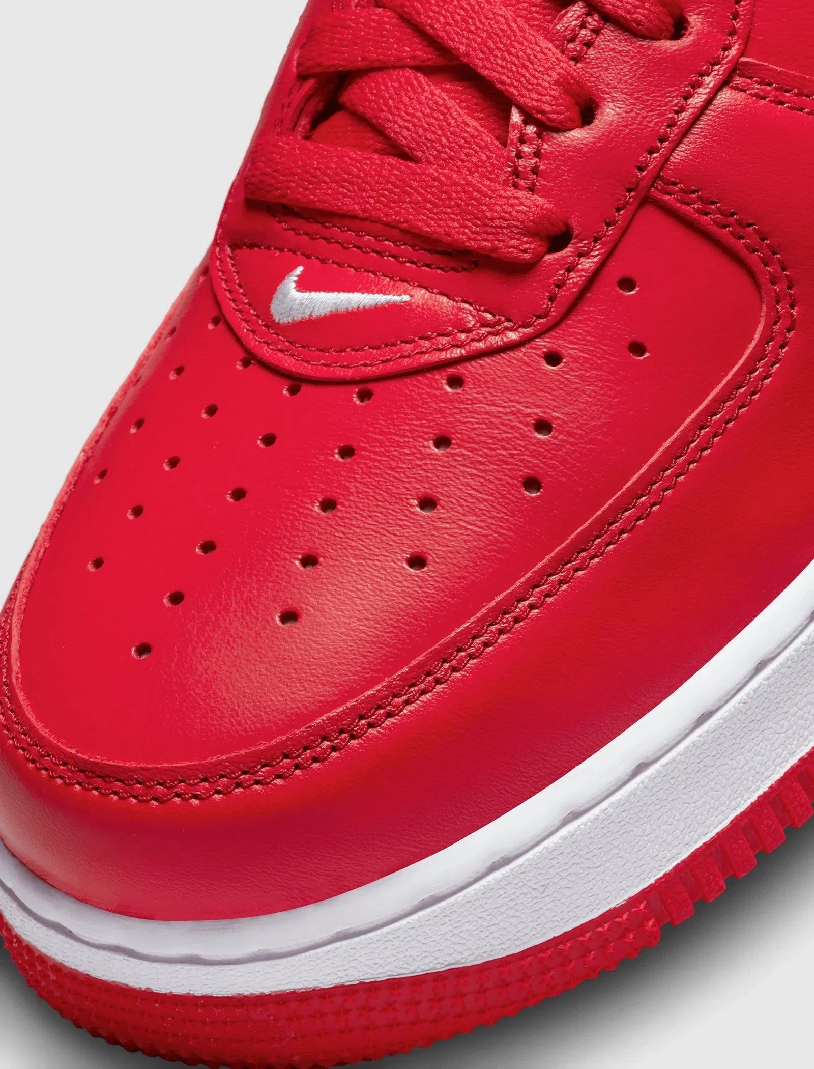 Nike AIR FORCE 1 LOW RETRO COLOR OF THE MONTH "UNIVERSITY RED/WHITE"