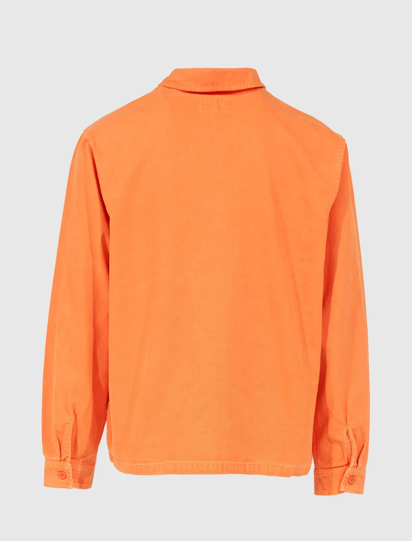 Stussy WASHED CANVAS ZIP SHIRT