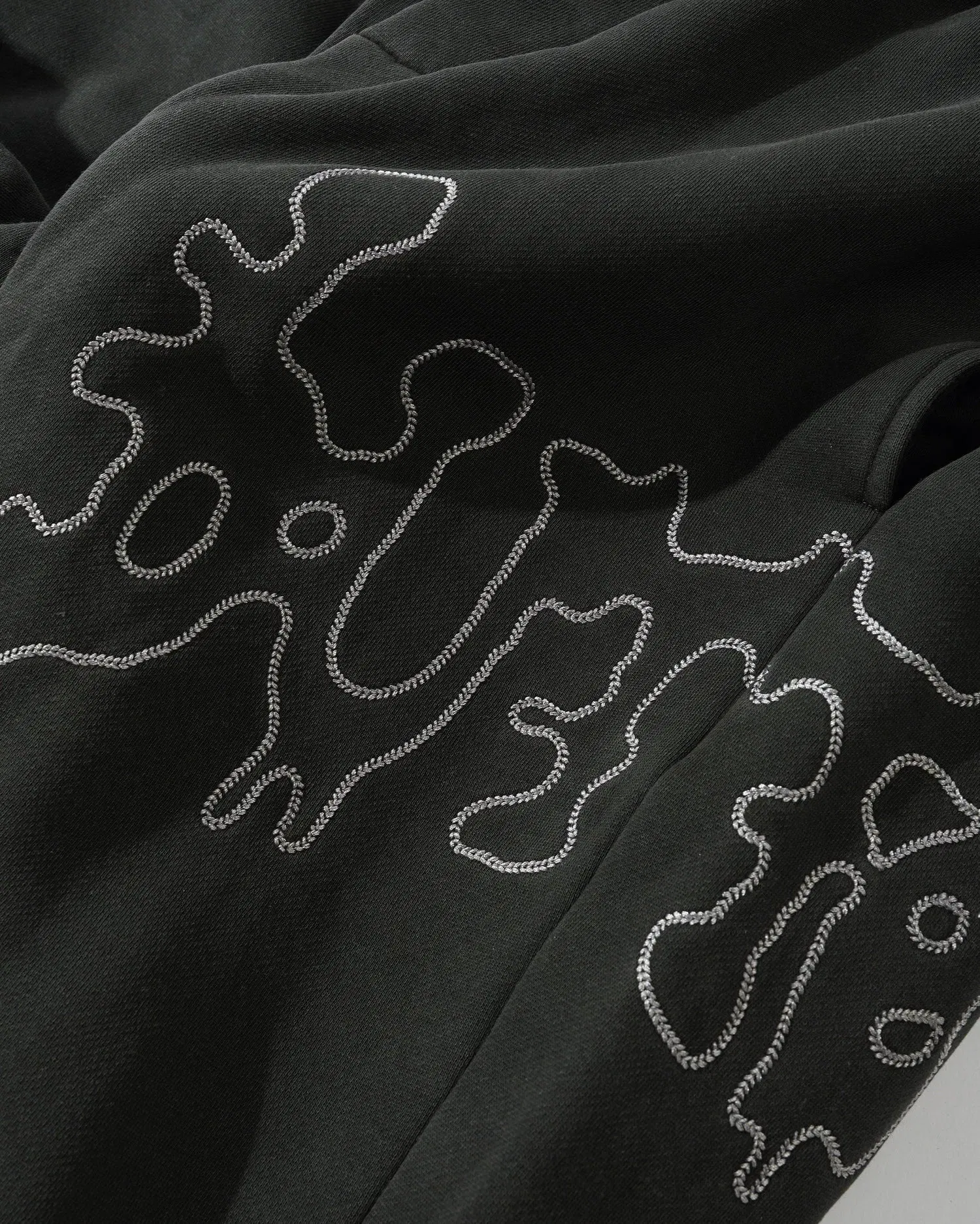 Butter Goods Blotch Fleece Pants 'Washed Black'