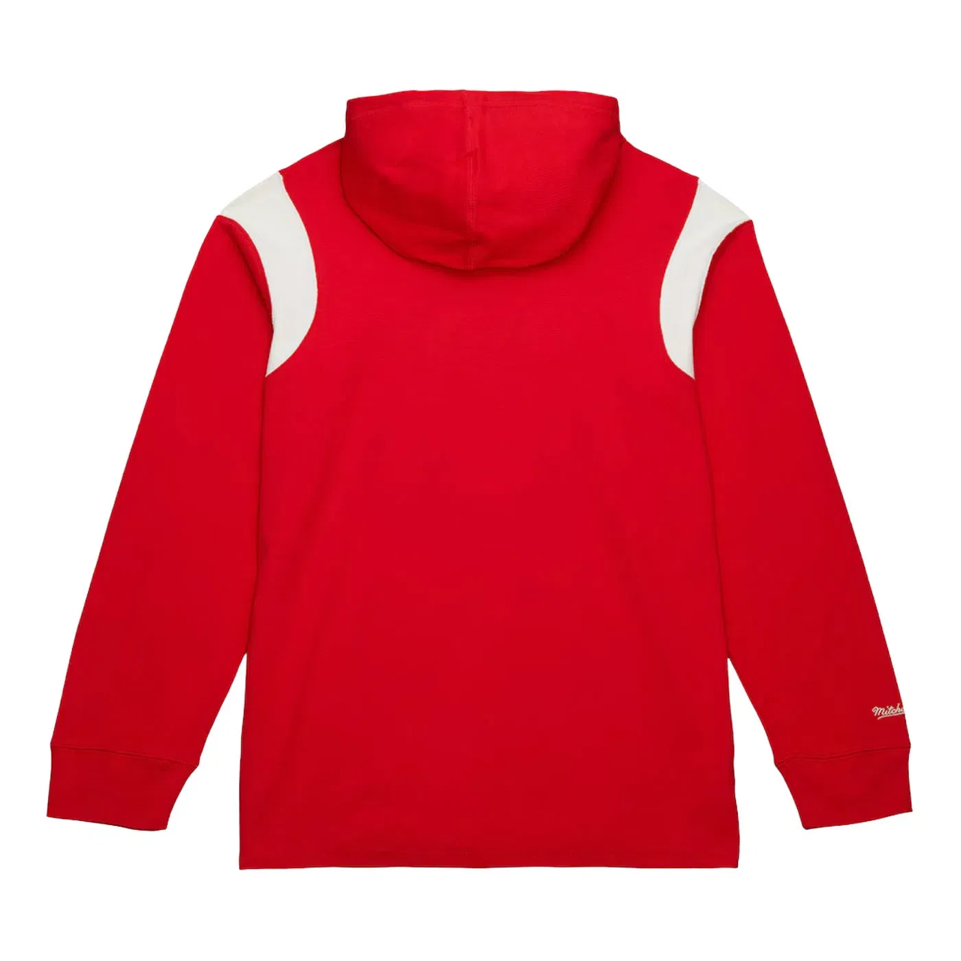 Mitchell & Ness NCAA Thermal Lightweight Hoodie 'Red'