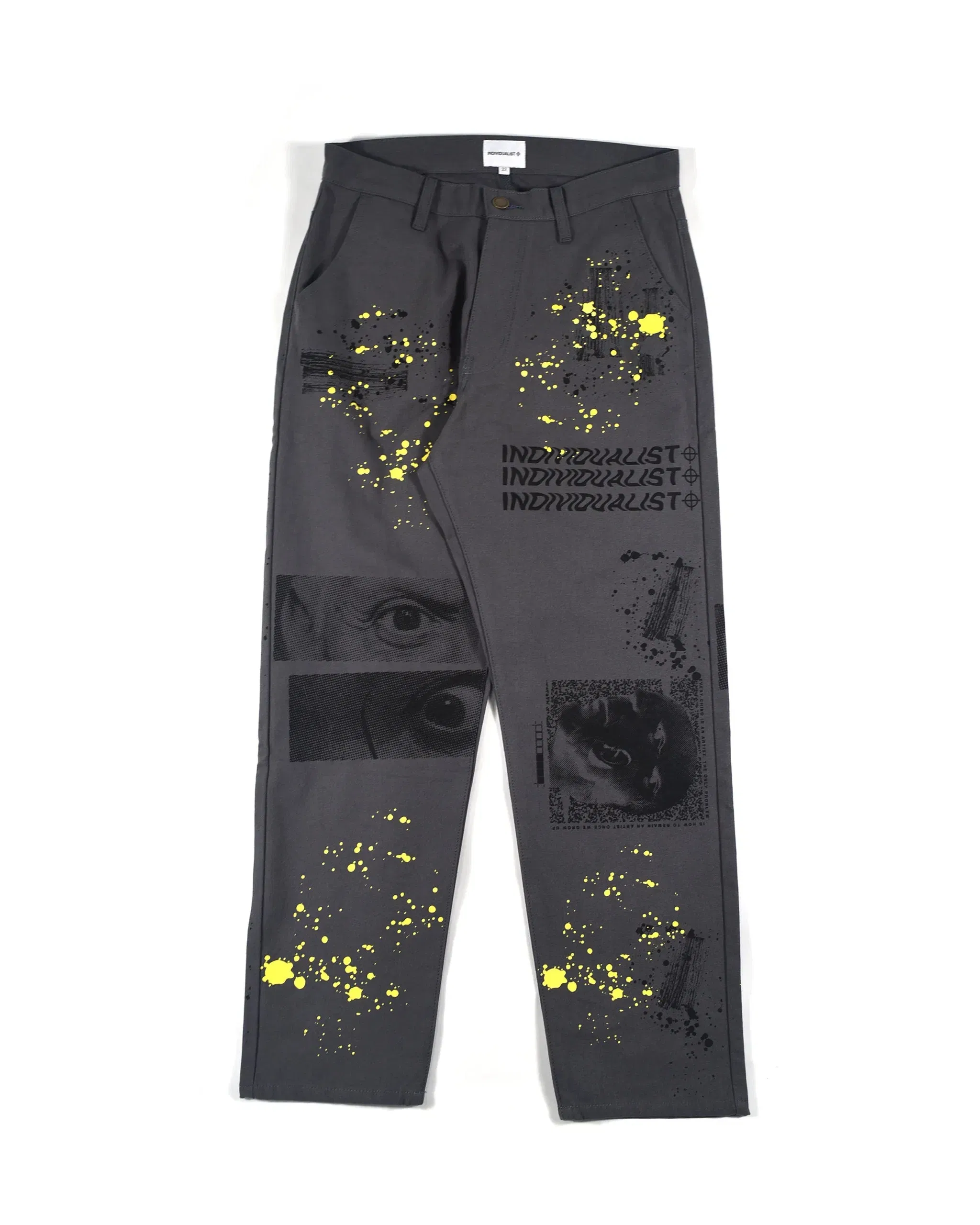 INDVLST LAB Indvlst Test Print Carpenter Pant 'Charcoal'