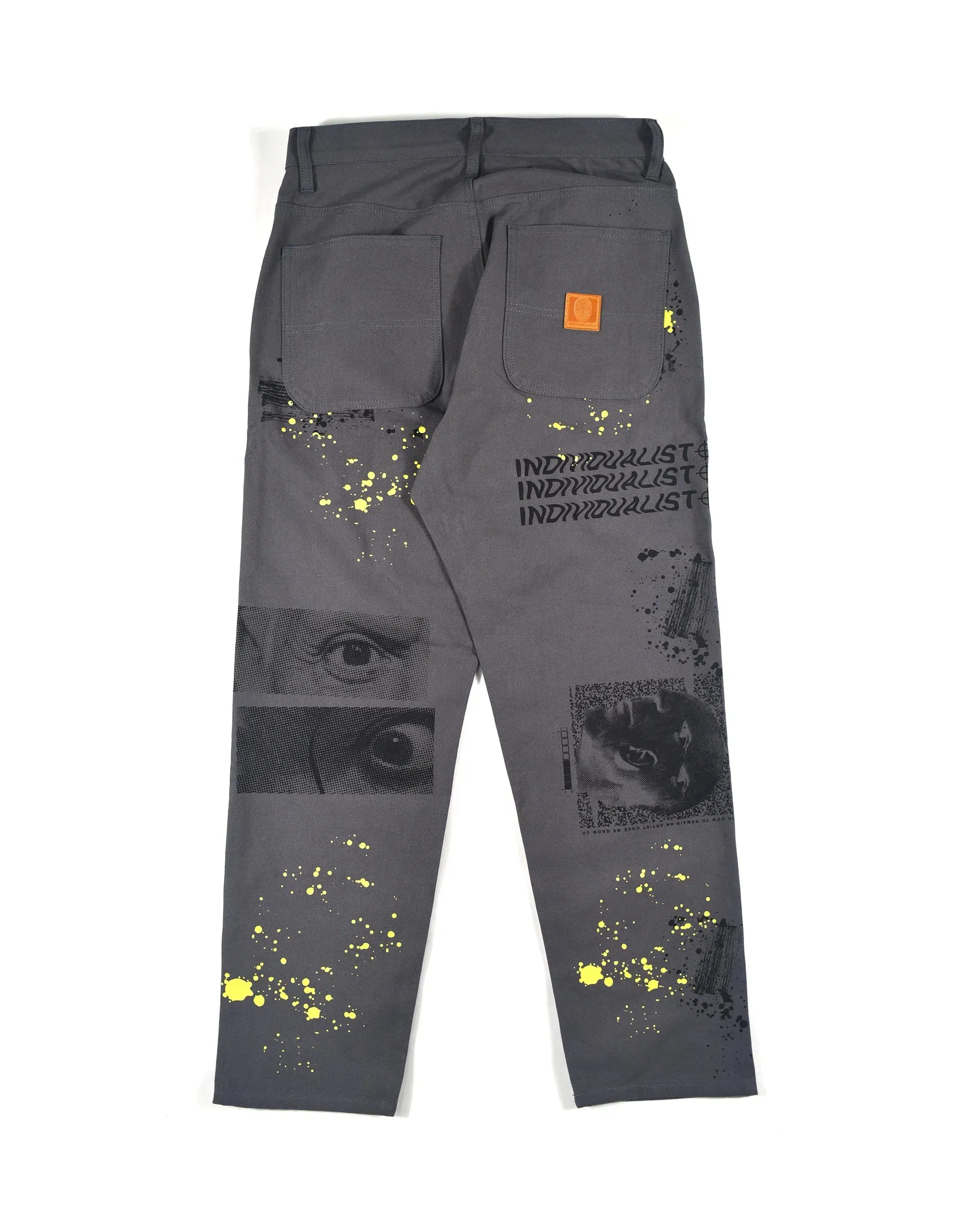 INDVLST LAB Indvlst Test Print Carpenter Pant 'Charcoal'