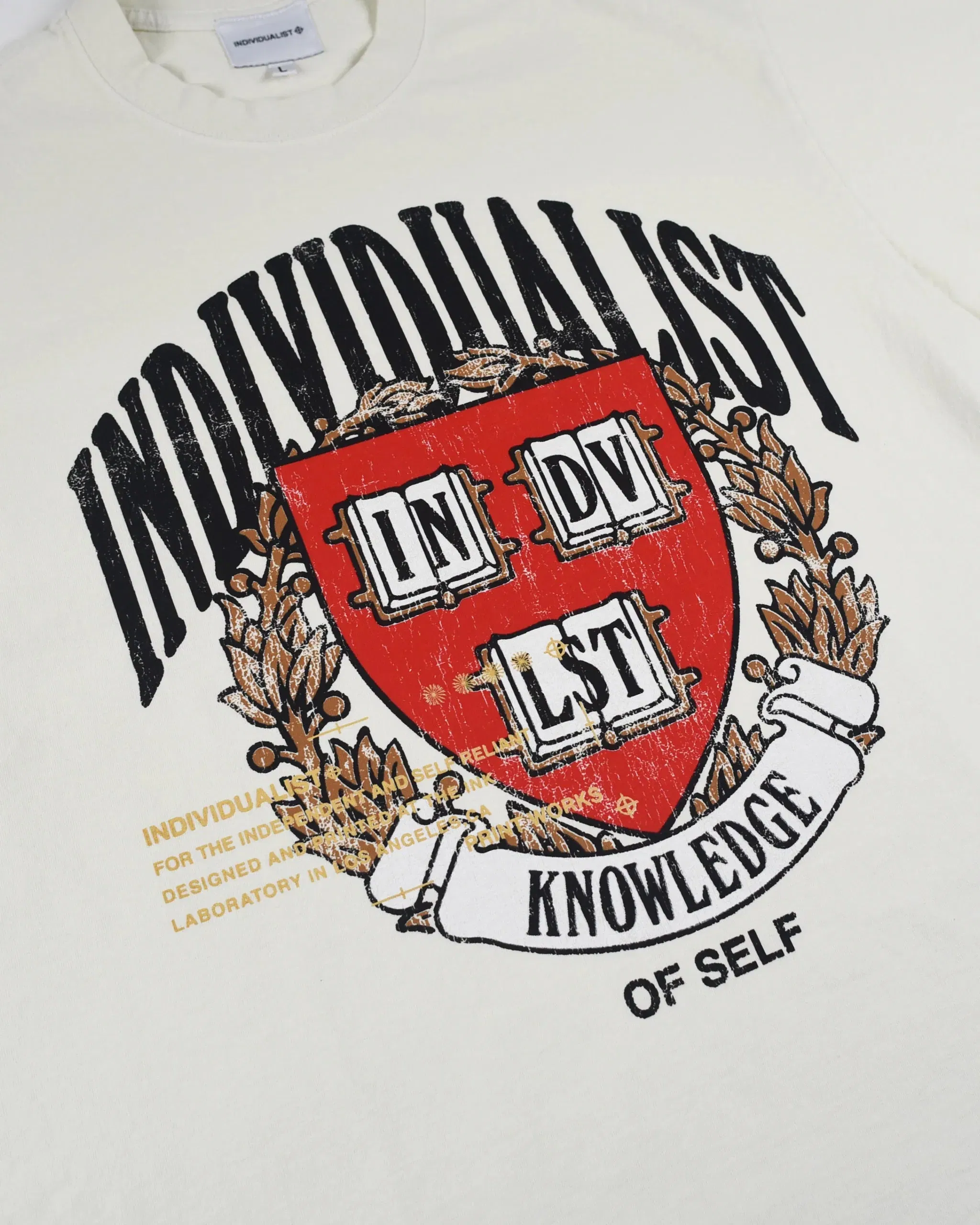Indvlst Lab Coat Of Arms SS Tee 'White'