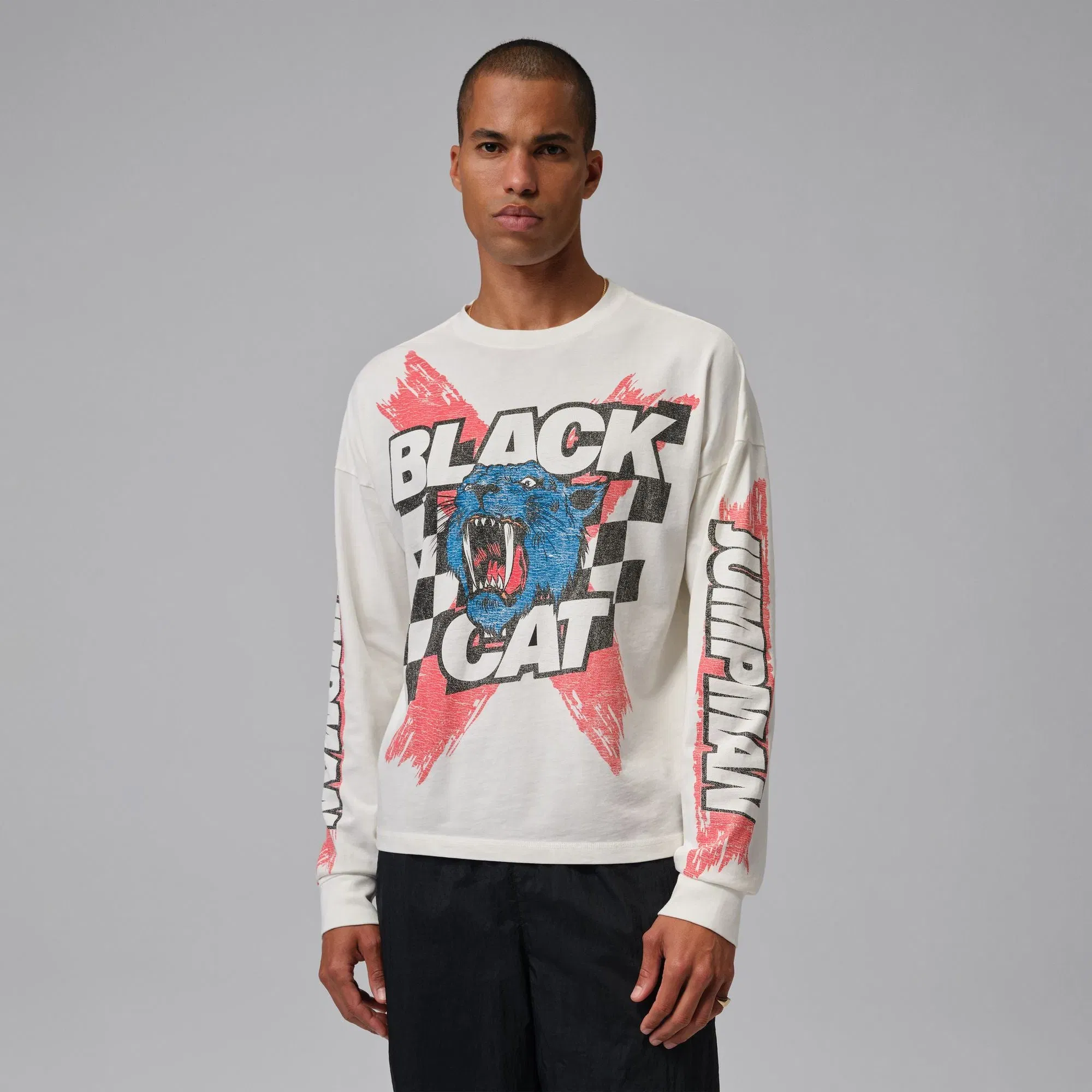 Air Jordan Jordan Black Cat Longsleeve T-Shirt 'White'