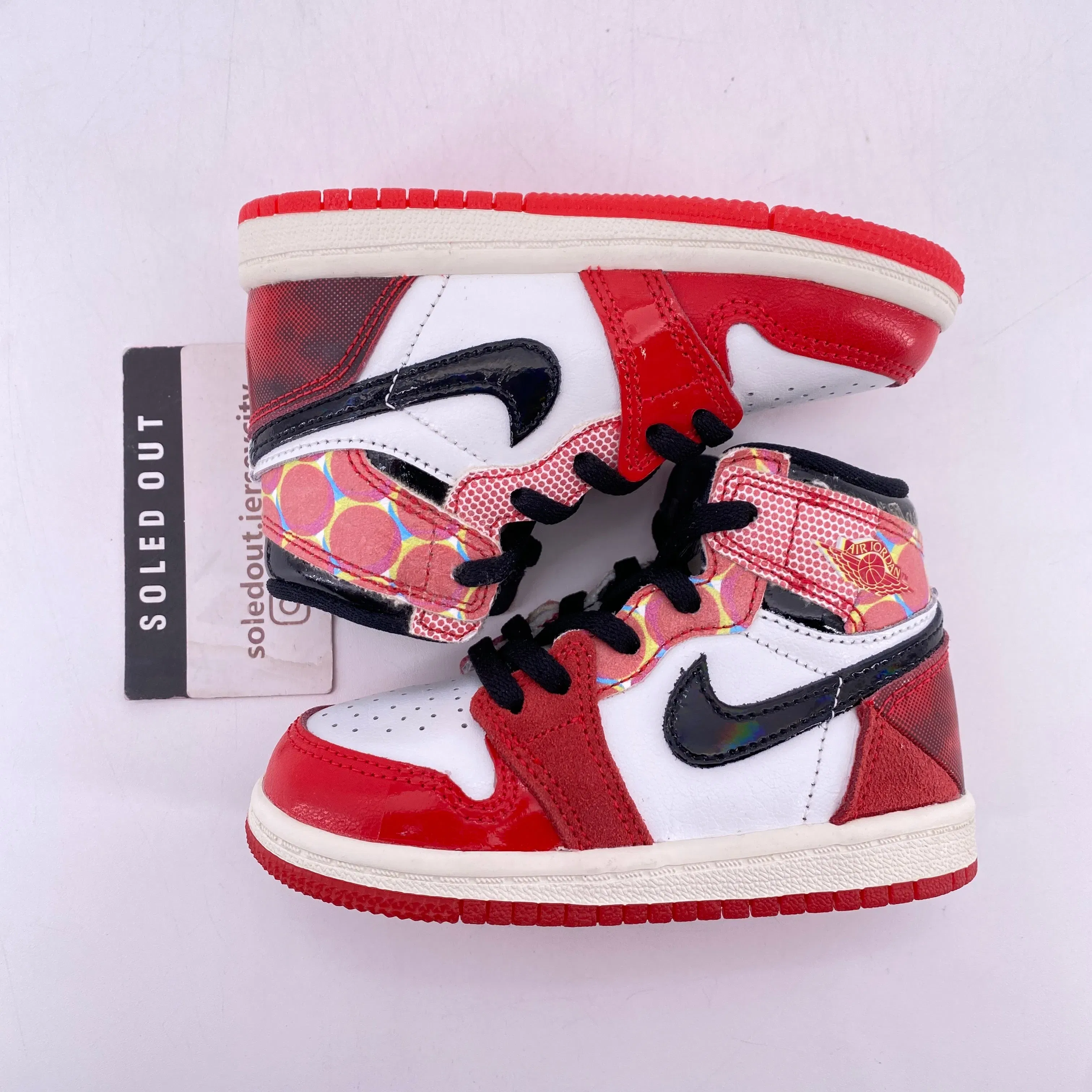 Air Jordan (TD) 1 Retro High OG "Spider-Verse" 2023 New Size 7C
