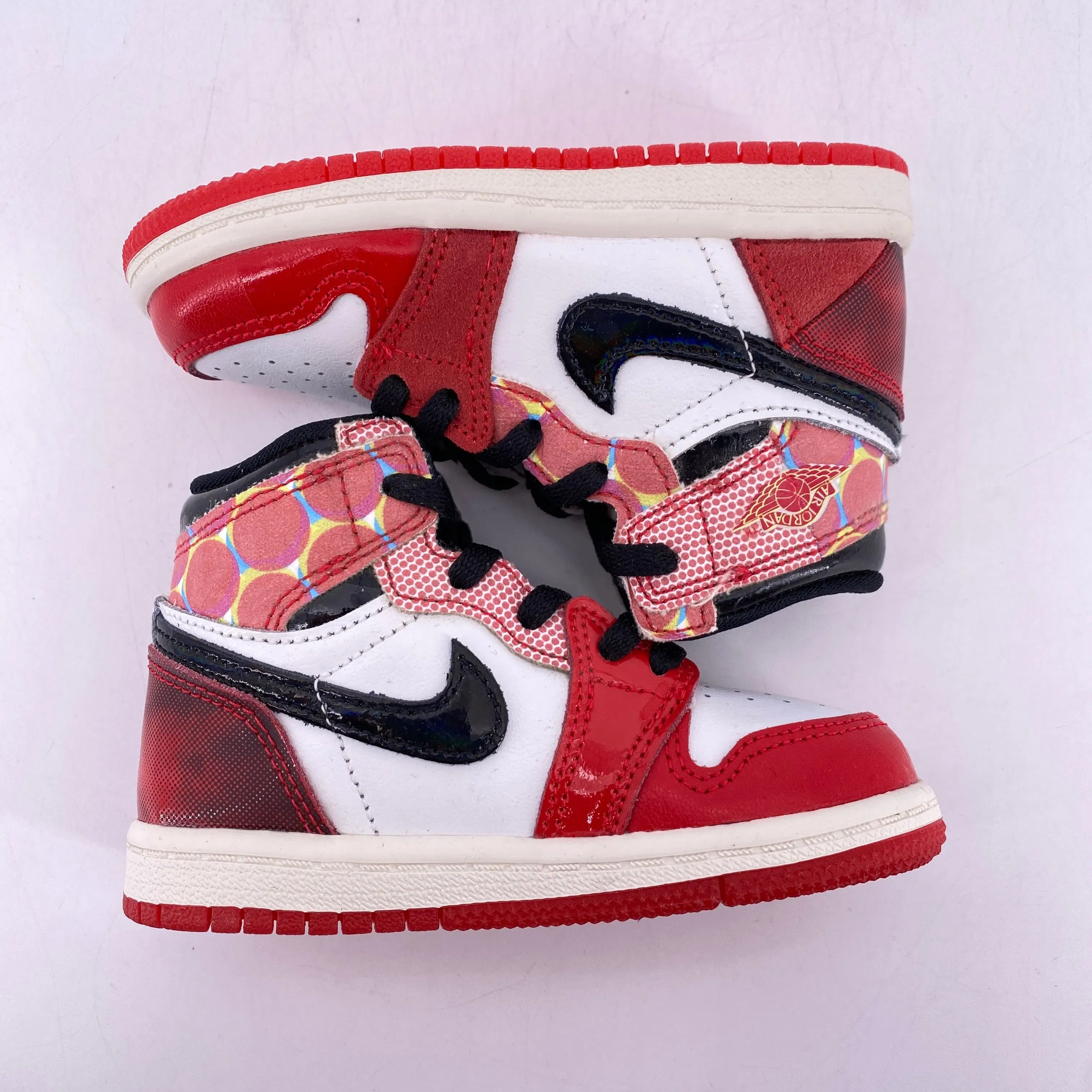 Air Jordan (TD) 1 Retro High OG "Spider-Verse" 2023 New Size 7C