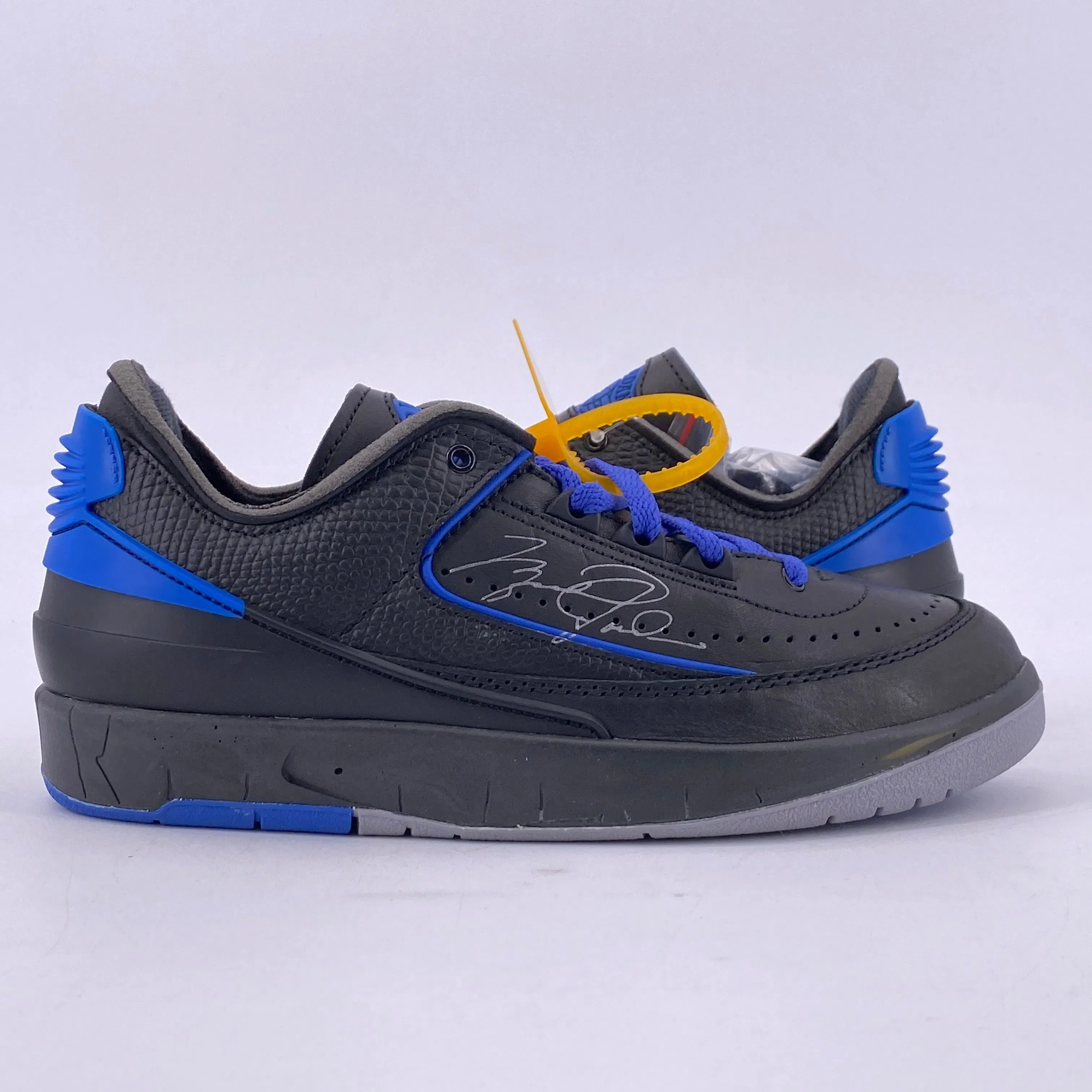 Air Jordan 2 Retro Low "Ow Black Blue" 2021 New Size 5.5