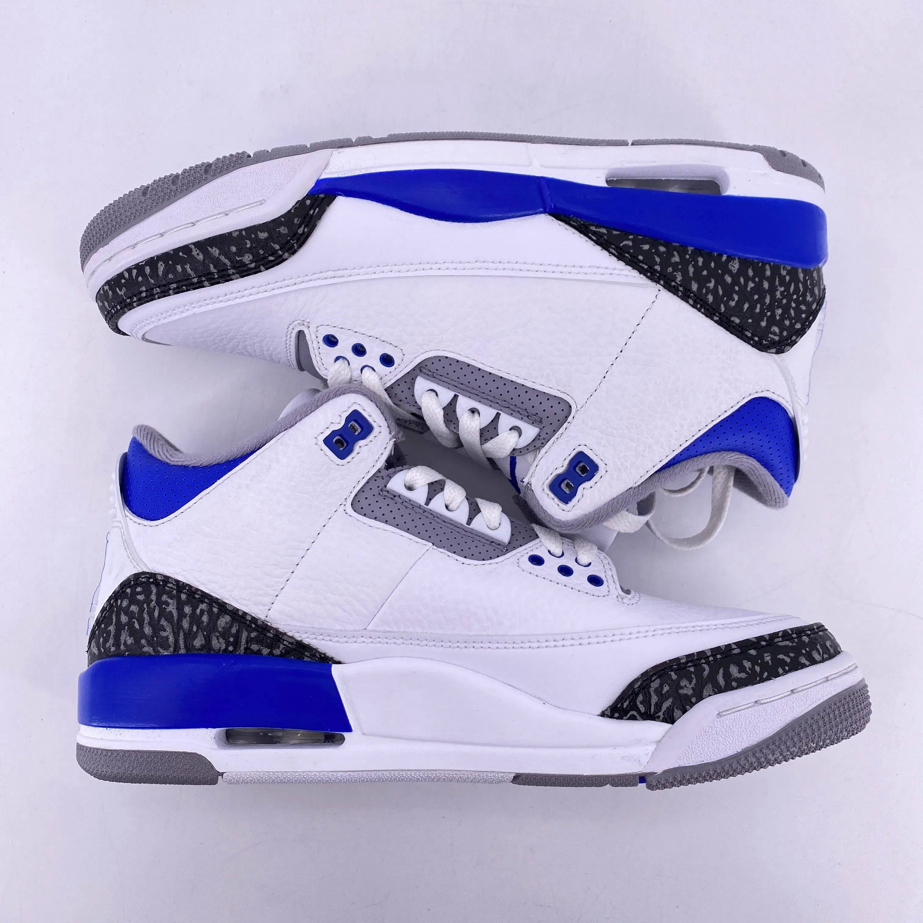 Air Jordan 3 Retro "Racer Blue" 2021 New Size 7.5