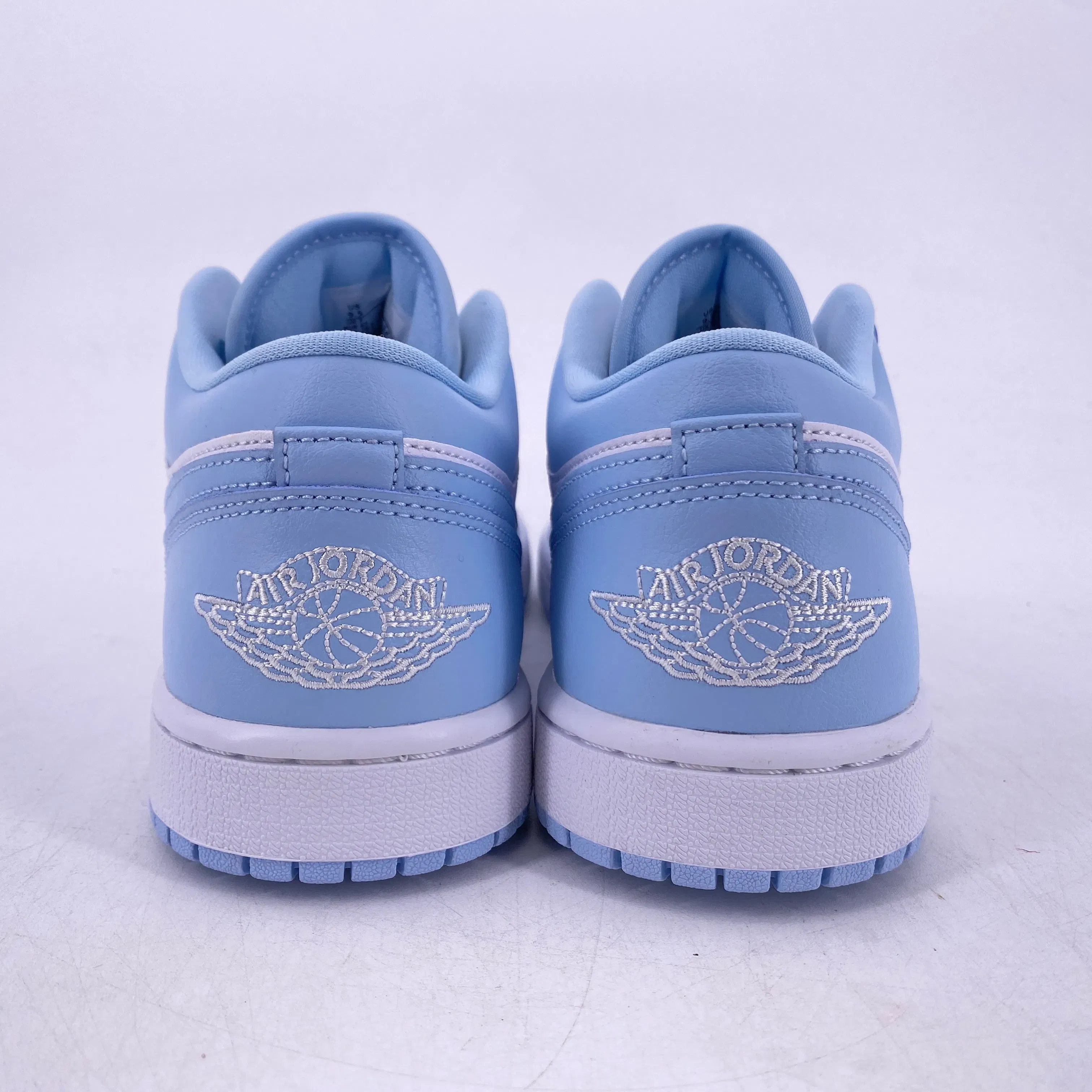 Air Jordan (W) 1 Low "White Ice Blue" 2022 New Size 9.5W