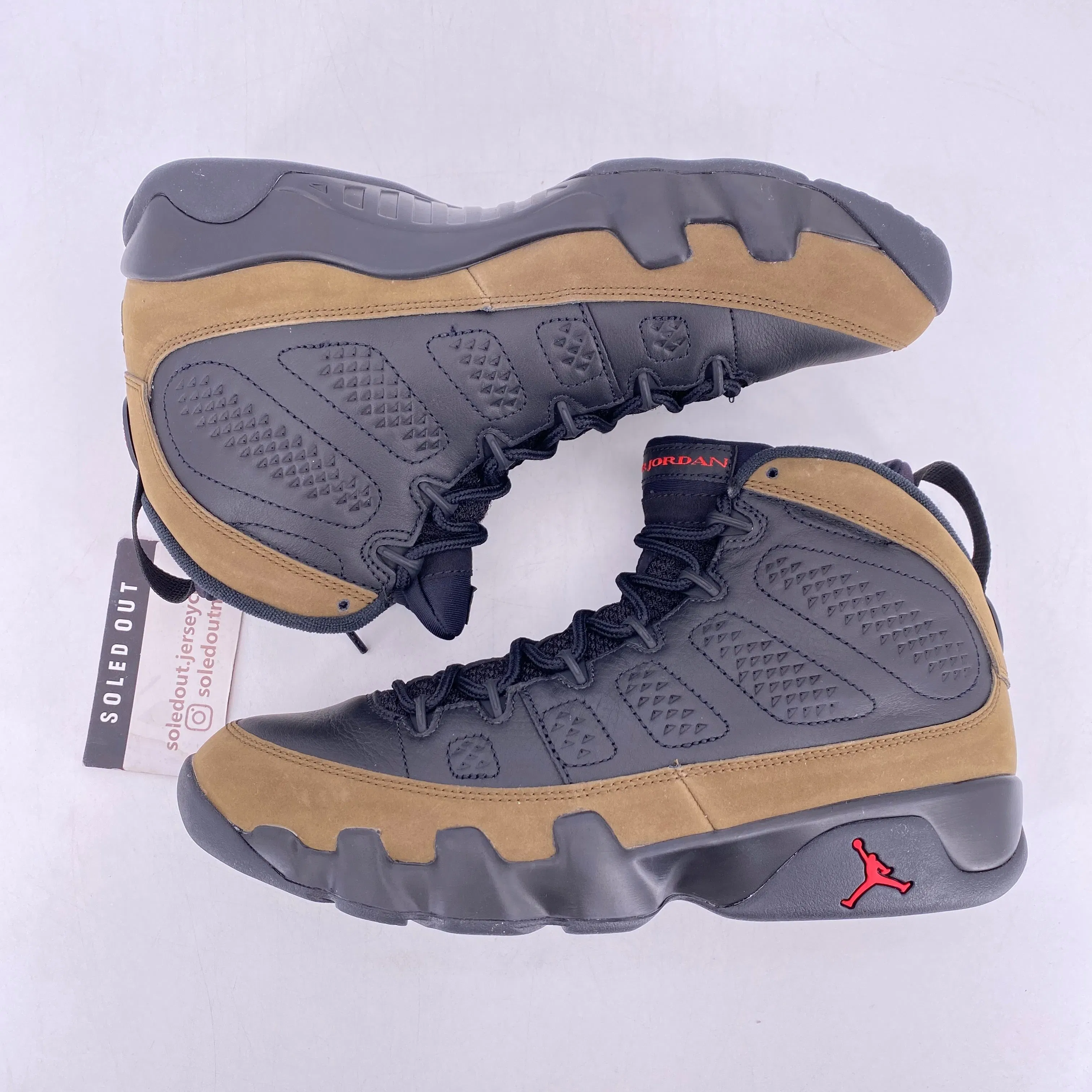 Air Jordan 9 Retro "Olive" 2024 New Size 8.5