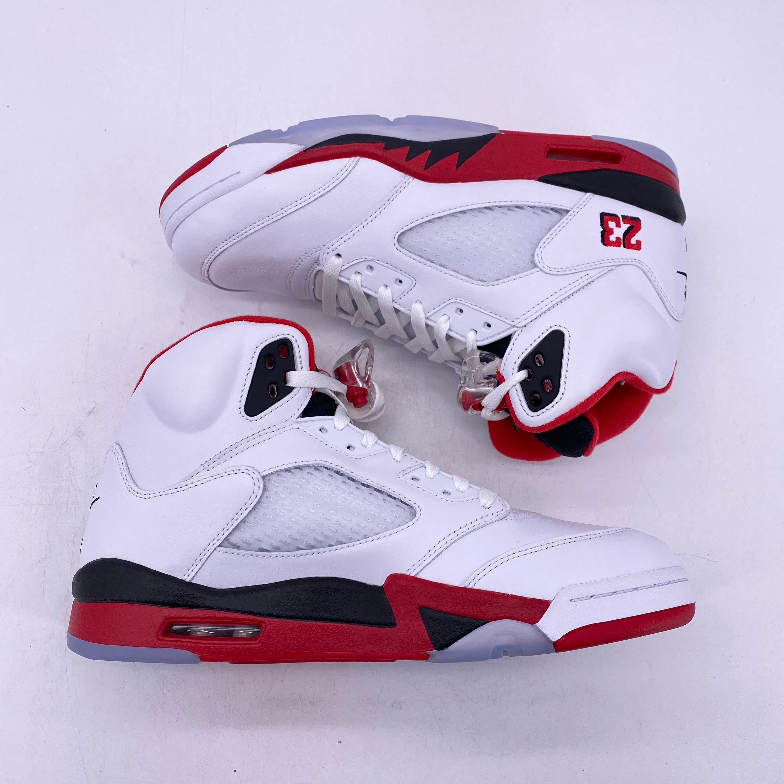 Air Jordan 5 Retro "Fire Red Black Tongue" 2025 New Size 9.5