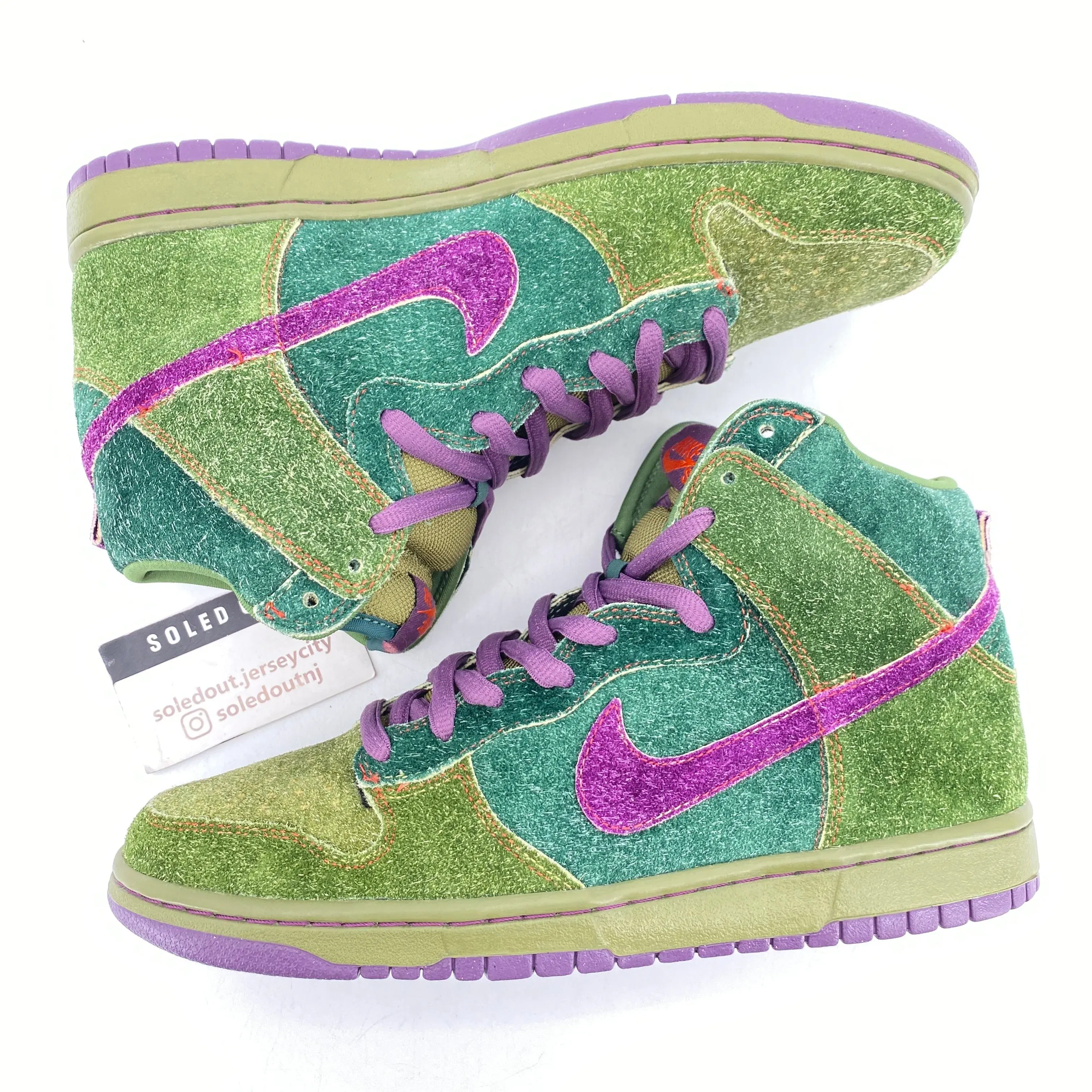 Nike SB Dunk High "Skunk 420" 2010 New Size 10