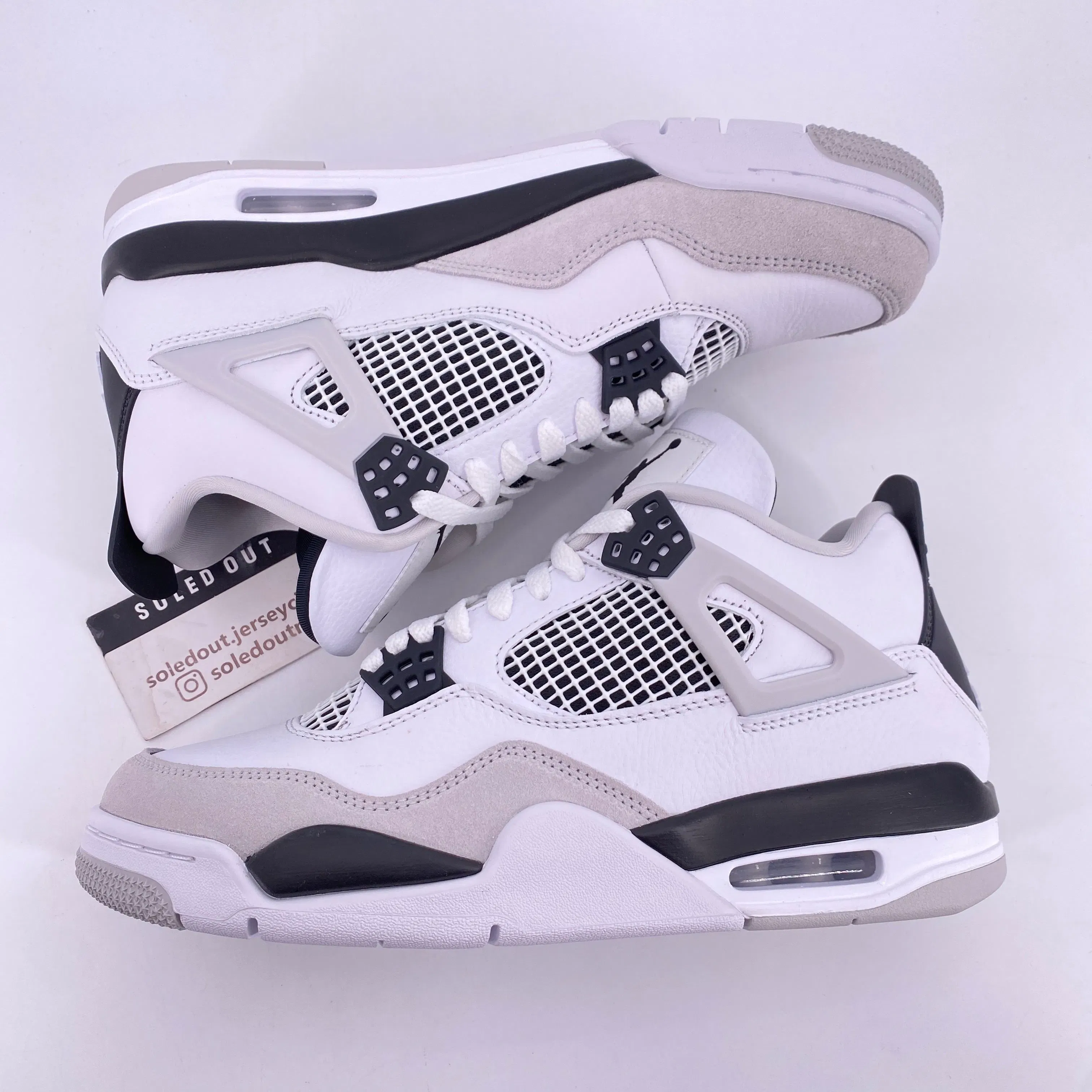Air Jordan 4 Retro "Military Black" 2022 New Size 9