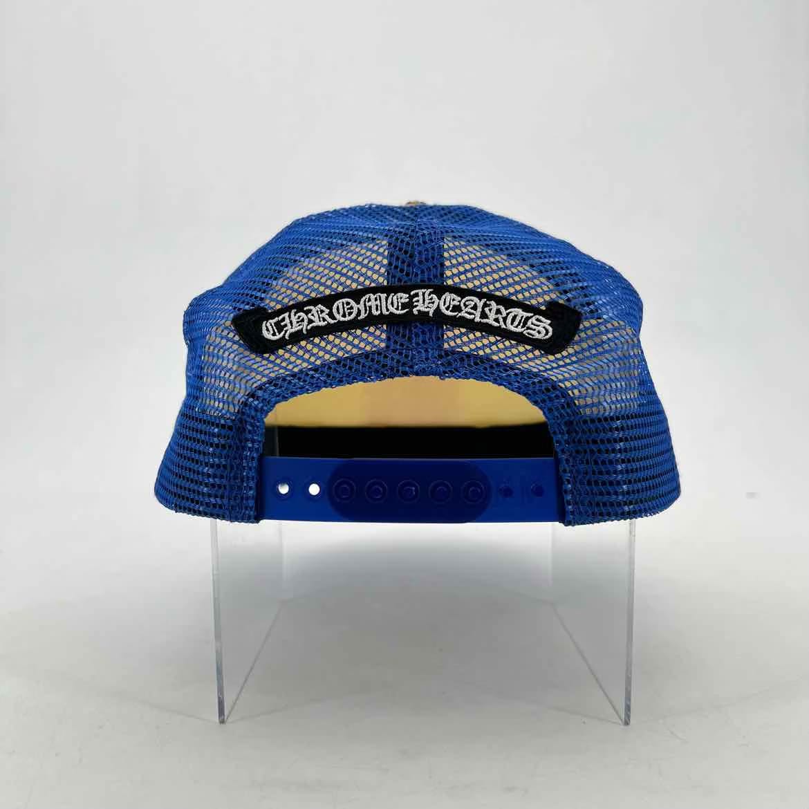 Chrome Hearts Trucker Hat "EYECHART" New Blue Size OS