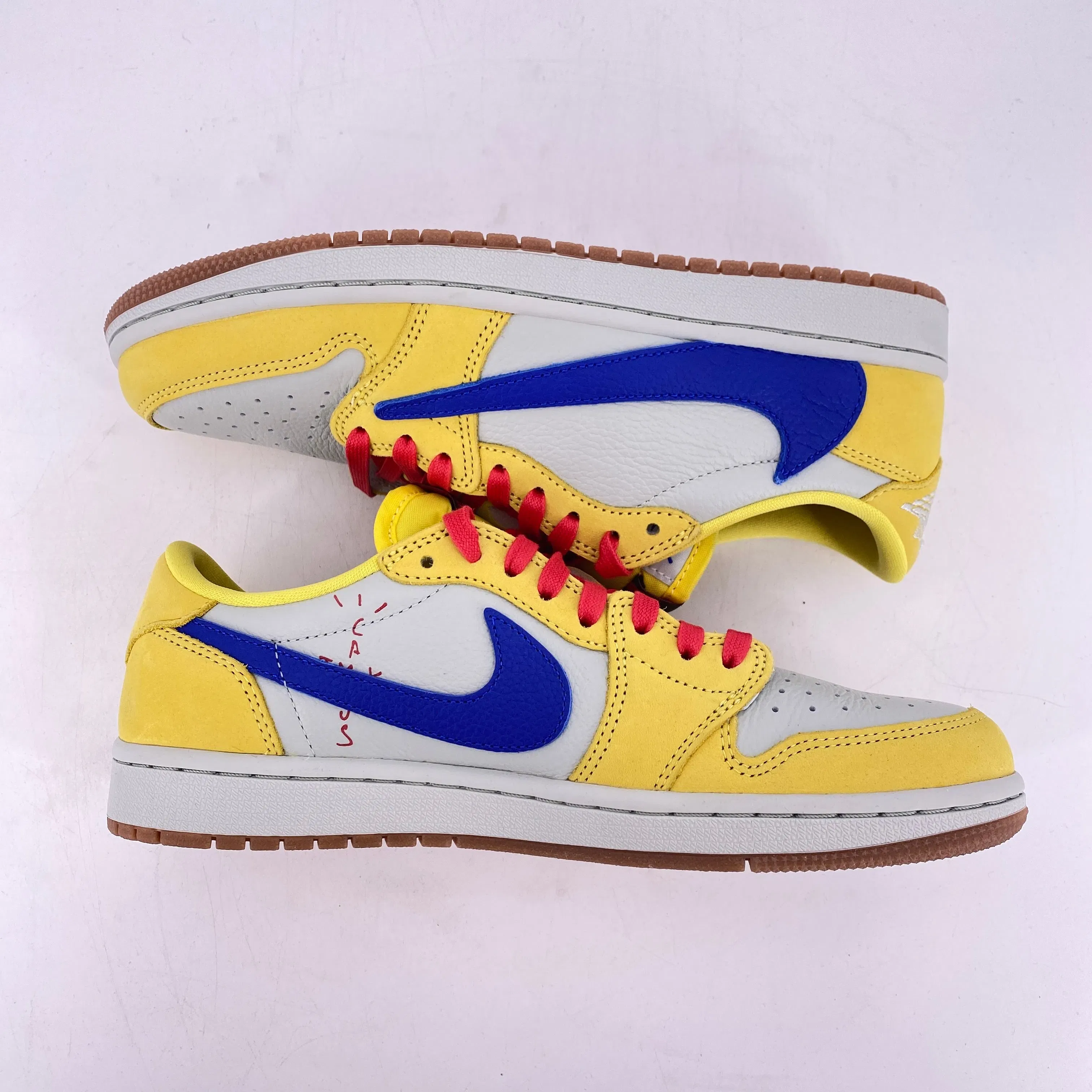 Air Jordan (W) 1 Low "Canary" 2024 New Size 9.5W
