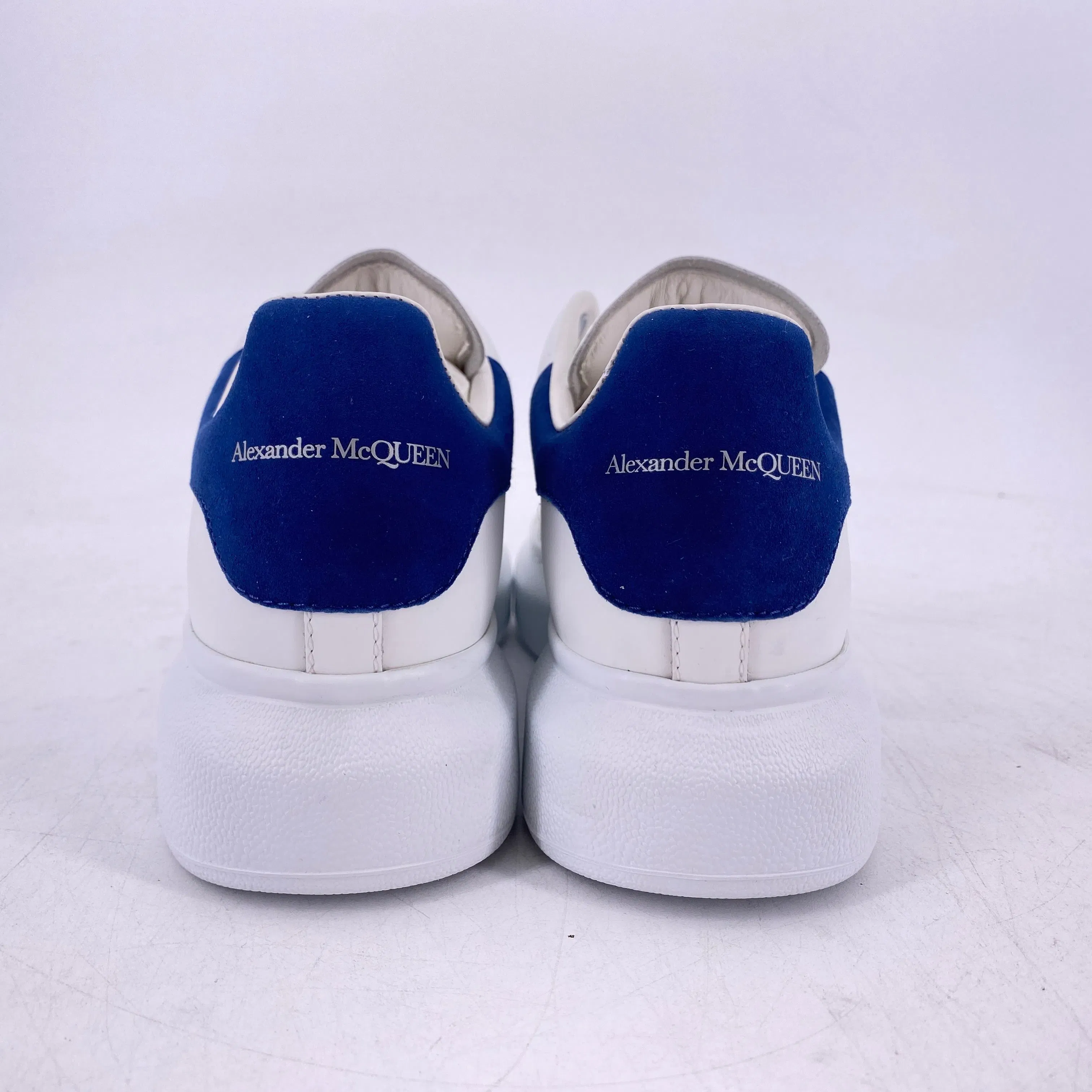 Alexander McQueen Oversized Sneaker "White Blue" 2019 New Size 34
